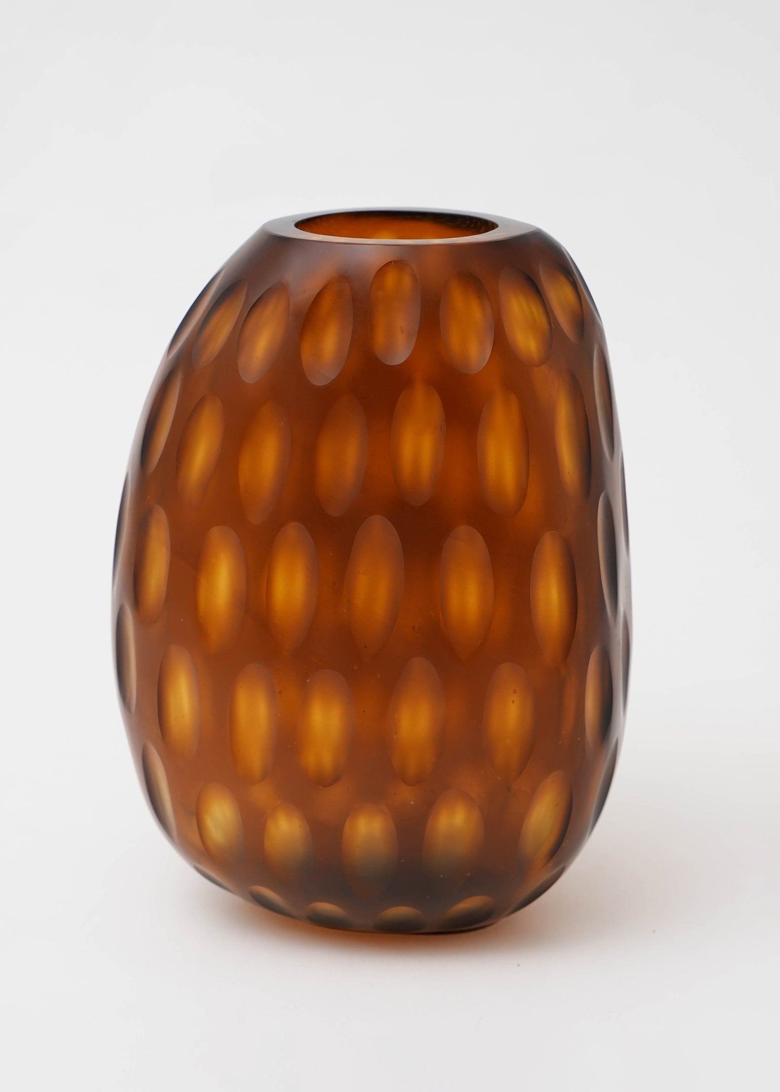 Hand Made Glass Flower Vase Dot