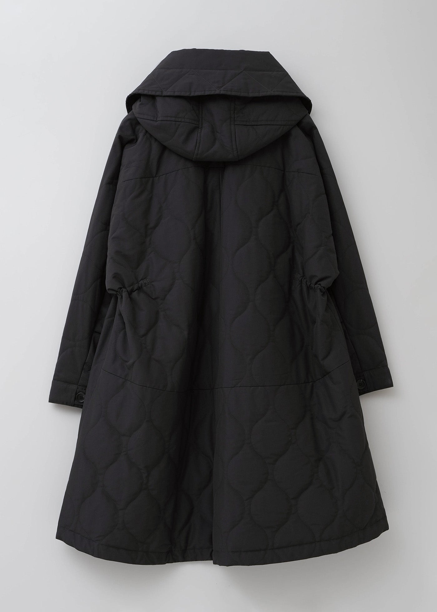 VACHEMENT Recycle Nylon Cotton Cross Quilting Coat