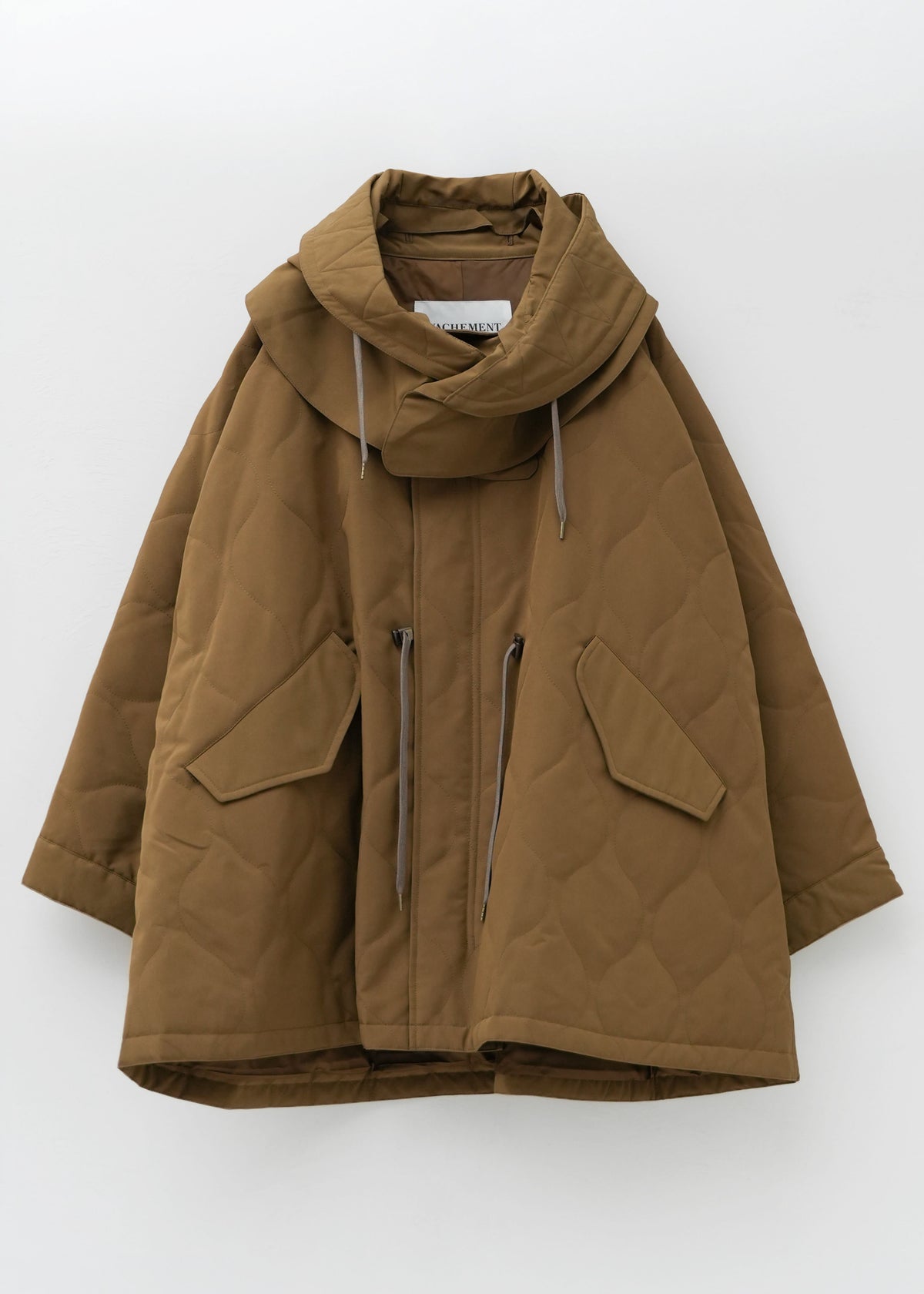 【10/21 10時発売】VACHEMENT Recycle Shell Taffeta Quilting Coat