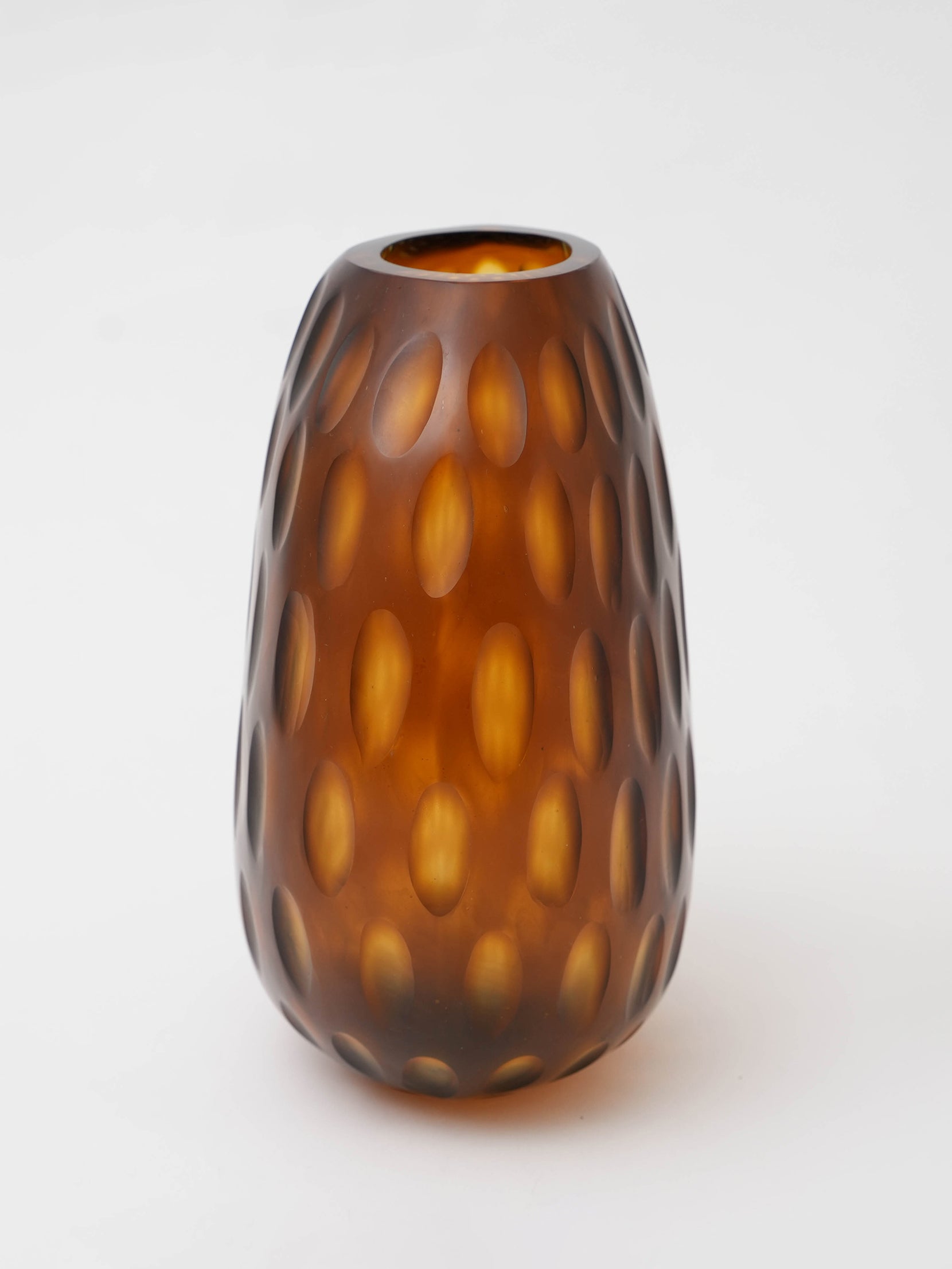 Hand Made Glass Flower Vase Dot