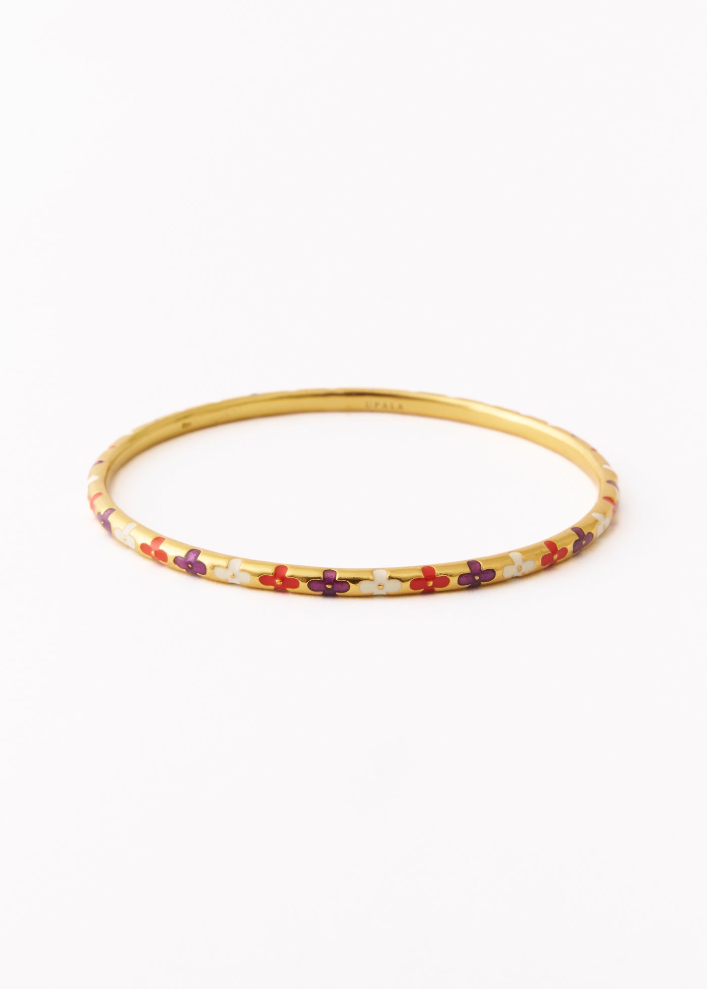 Flower Enamel Bangle