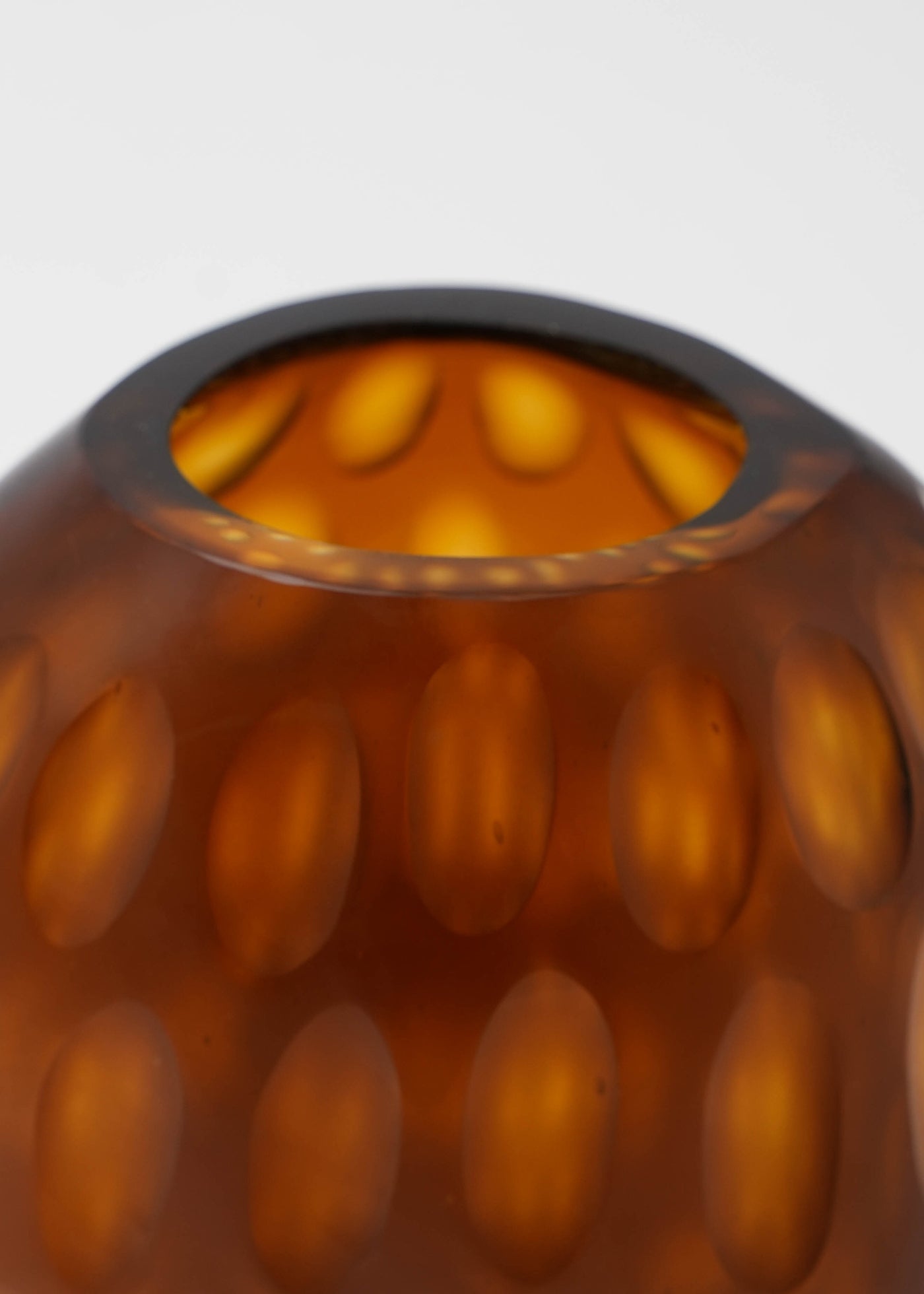 Hand Made Glass Flower Vase Dot