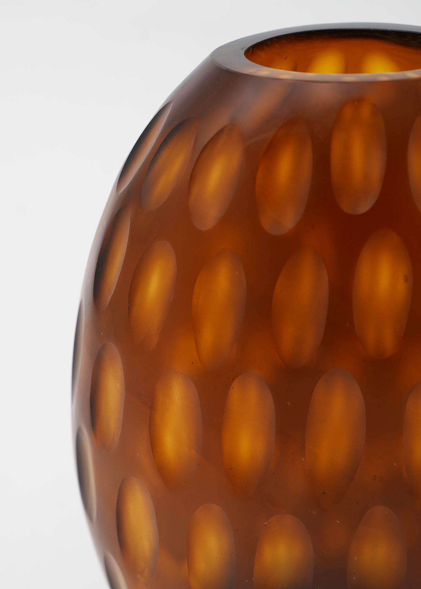 Hand Made Glass Flower Vase Dot