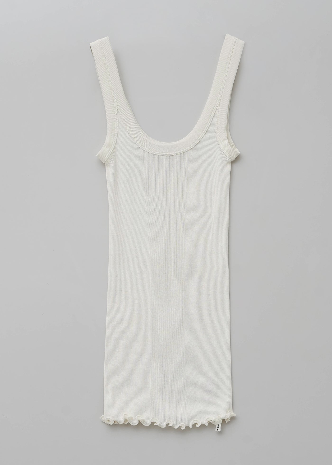 【3/4 10時発売】Dress Herself Silk Rib Tank Top