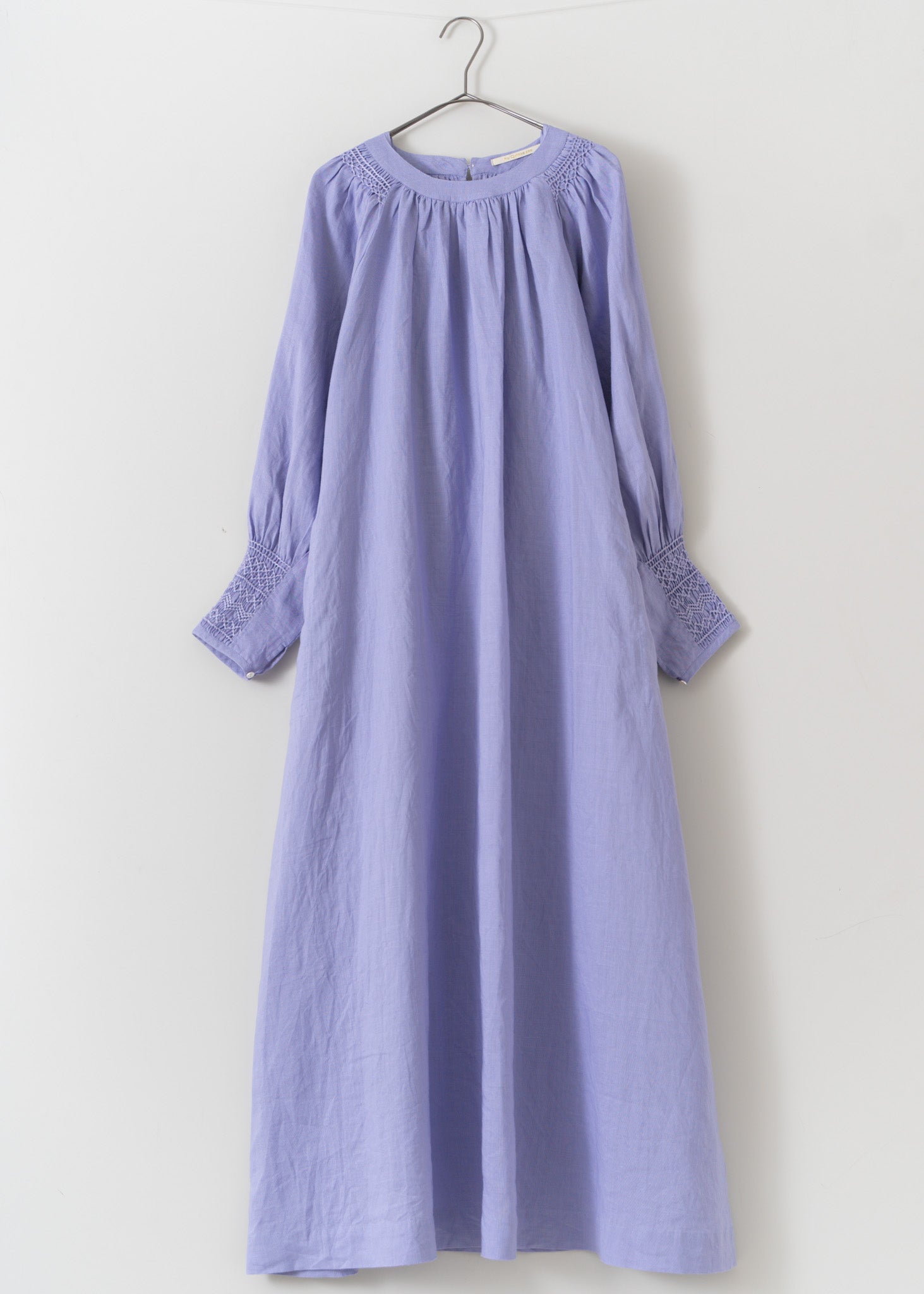 Ramie Smocking Lsv Dress