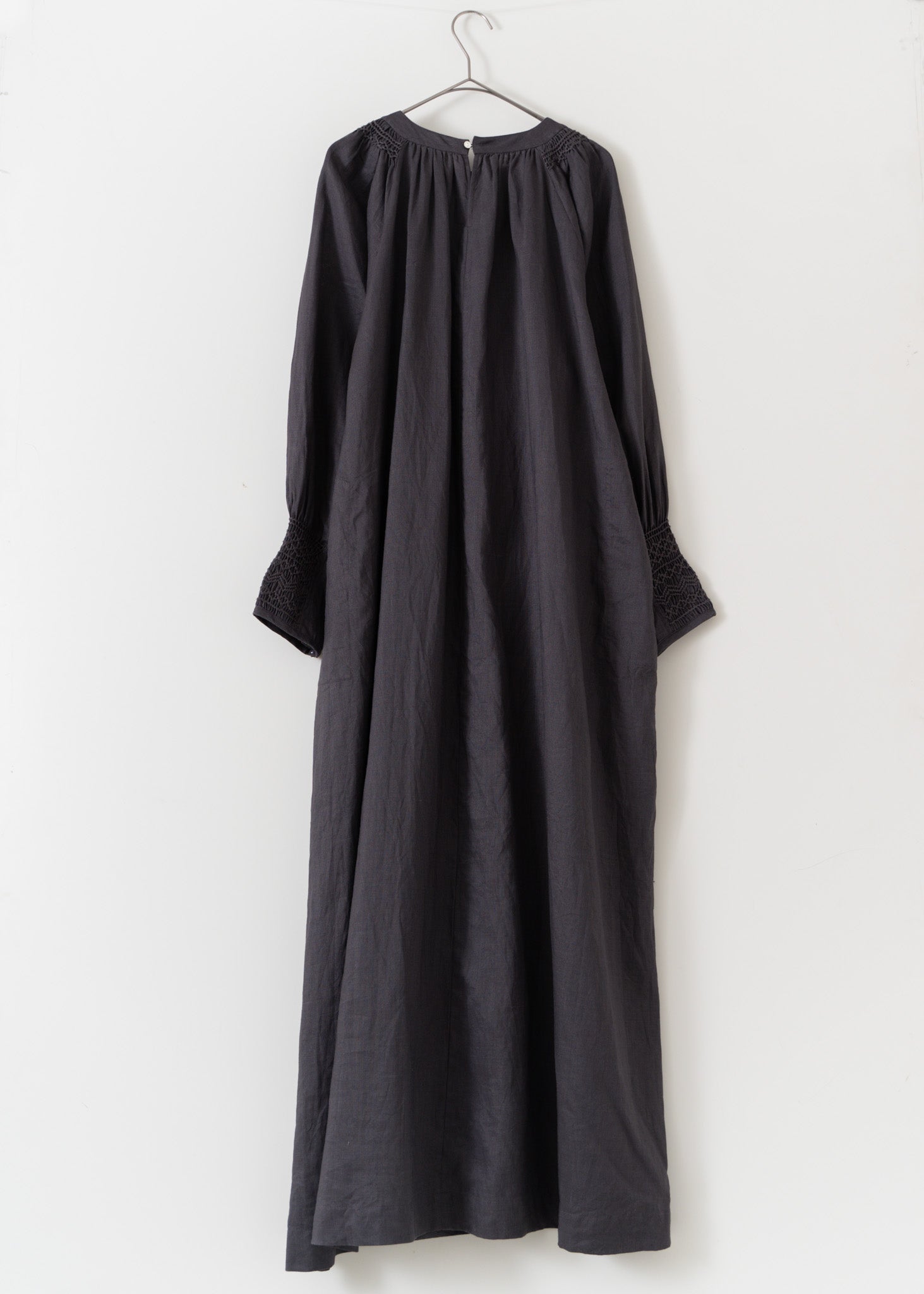 Ramie Smocking Lsv Dress