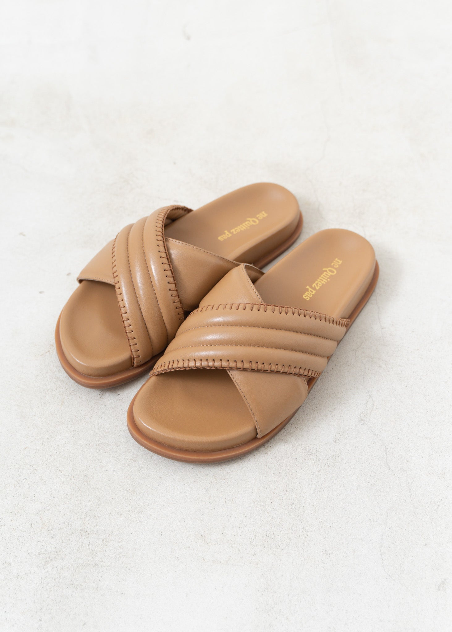 Leather Cross Sandal