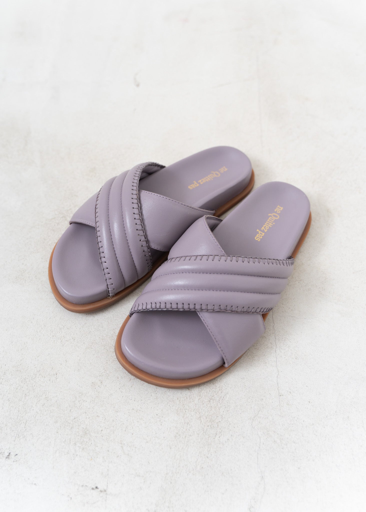 Leather Cross Sandal