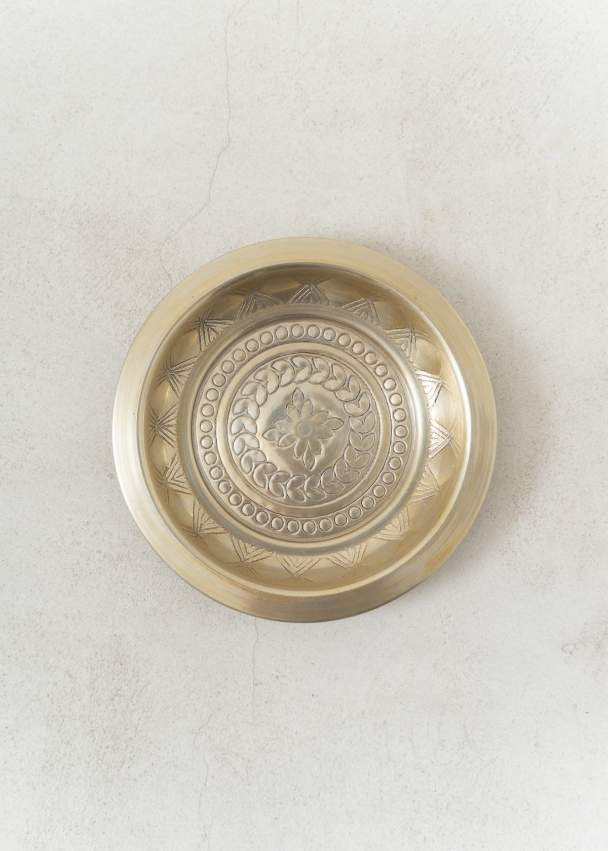 Artistic Aluminum Small Tray Embossed 15cm