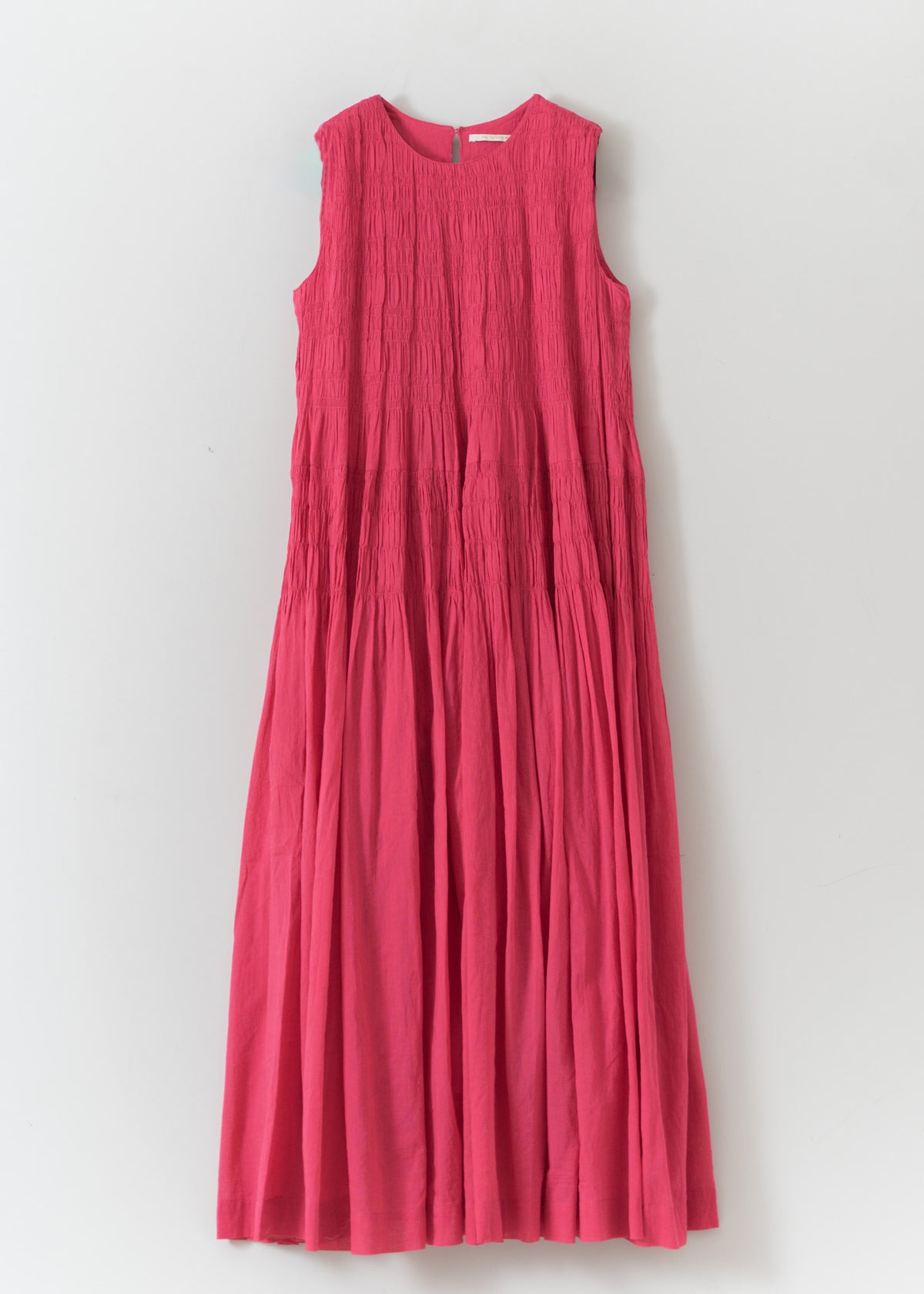 Cotton Voile Shirring Sleeveless Dress | Pasand by ne Quittez pas 