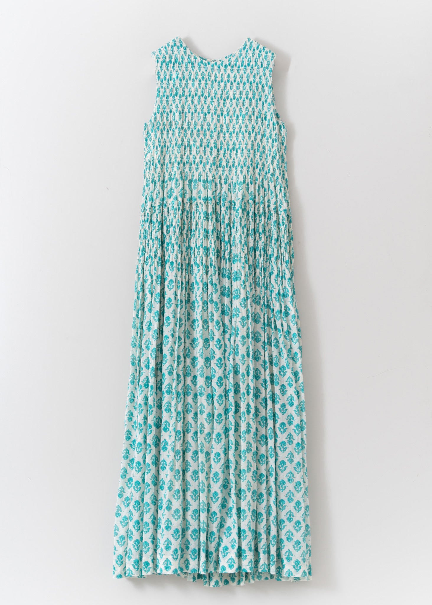 【4/24 9時発売】Lotus Combi Print Shirring Sleeveless Dress