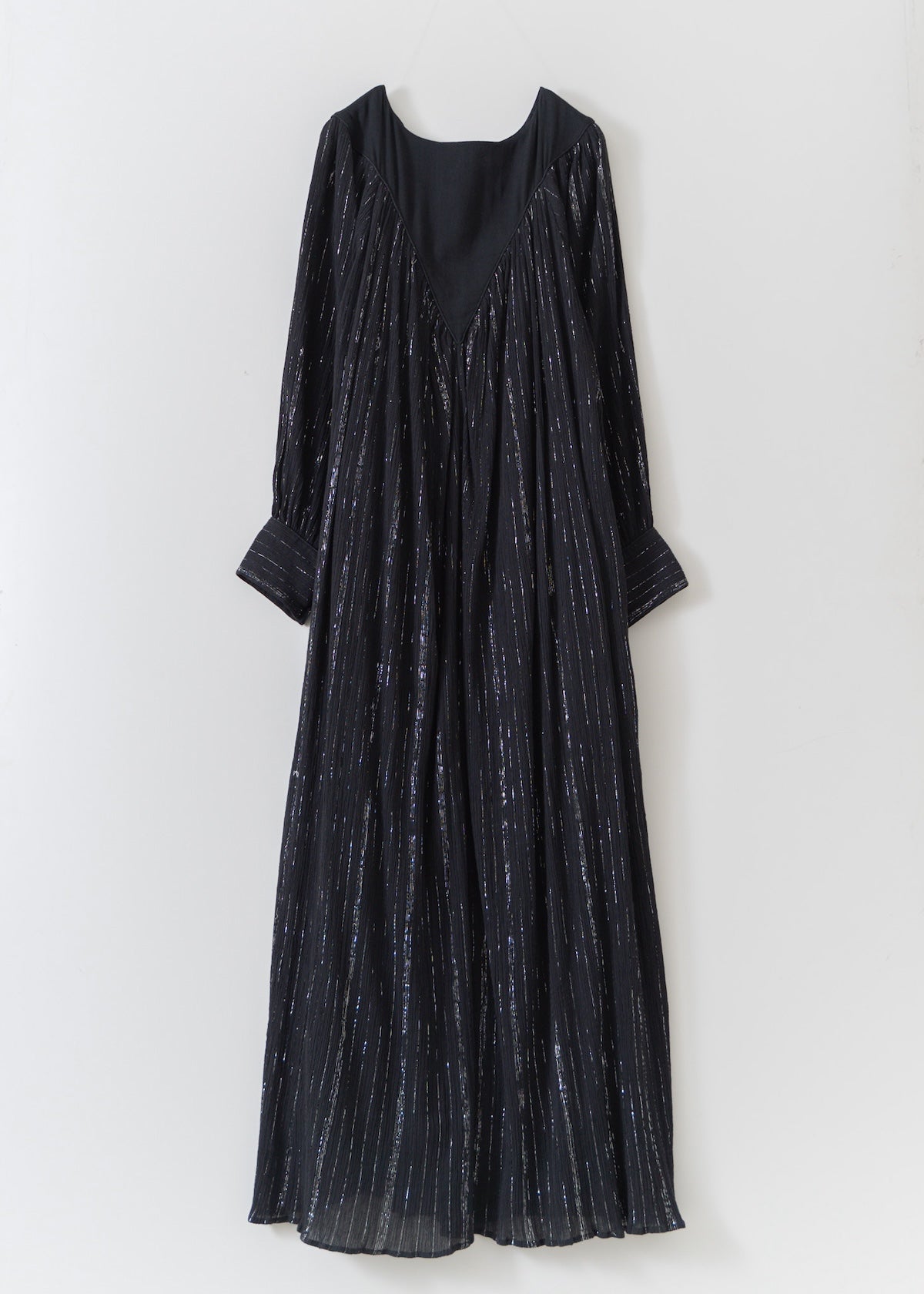 Lurex Crape Long Sleeve Dress | Pasand by ne Quittez pas | パサン 