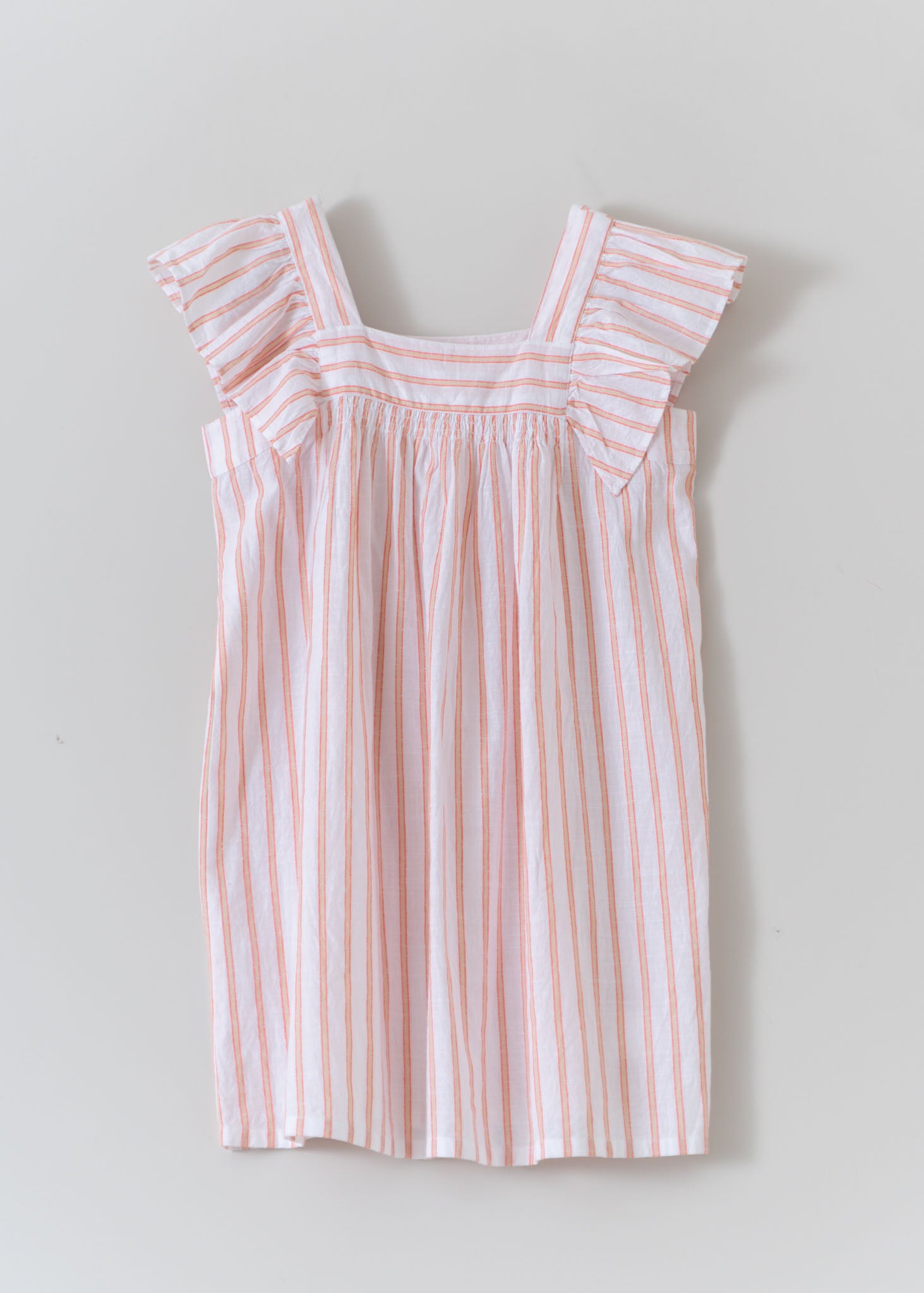 Cotton Slub Stripe Kids Dress