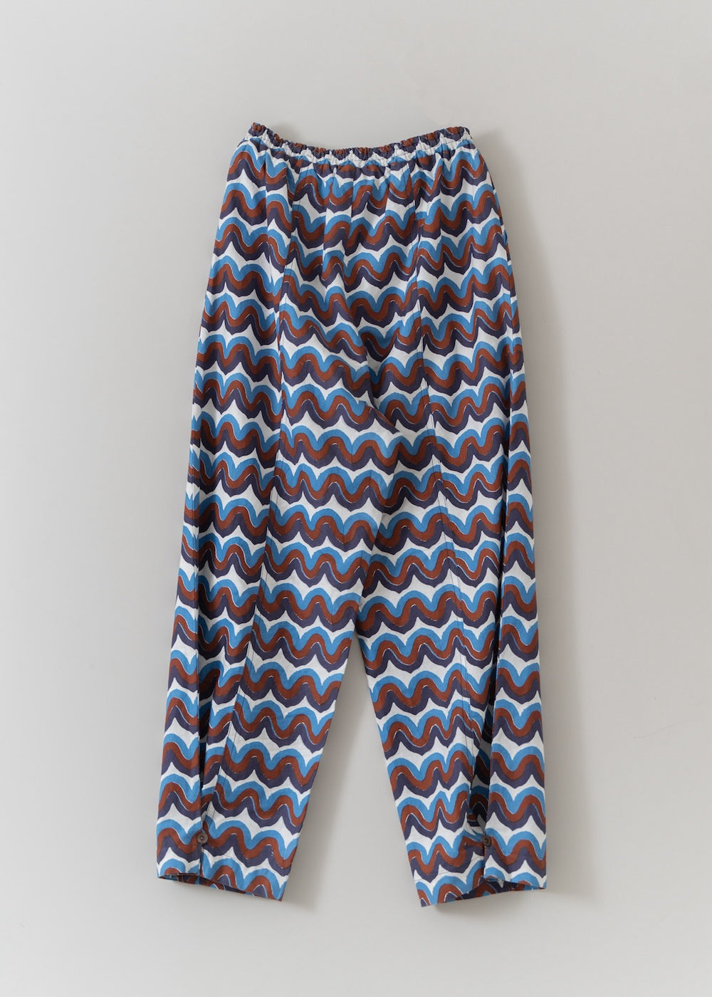 Cotton Twill Wide Pants