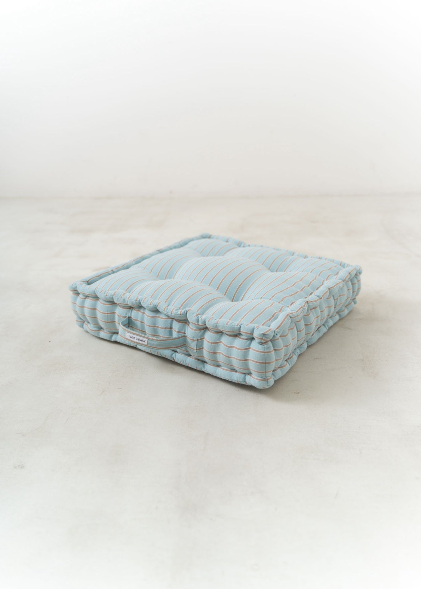 【5/10 10時発売】Cotton Stripe Seat Cushion With Handle