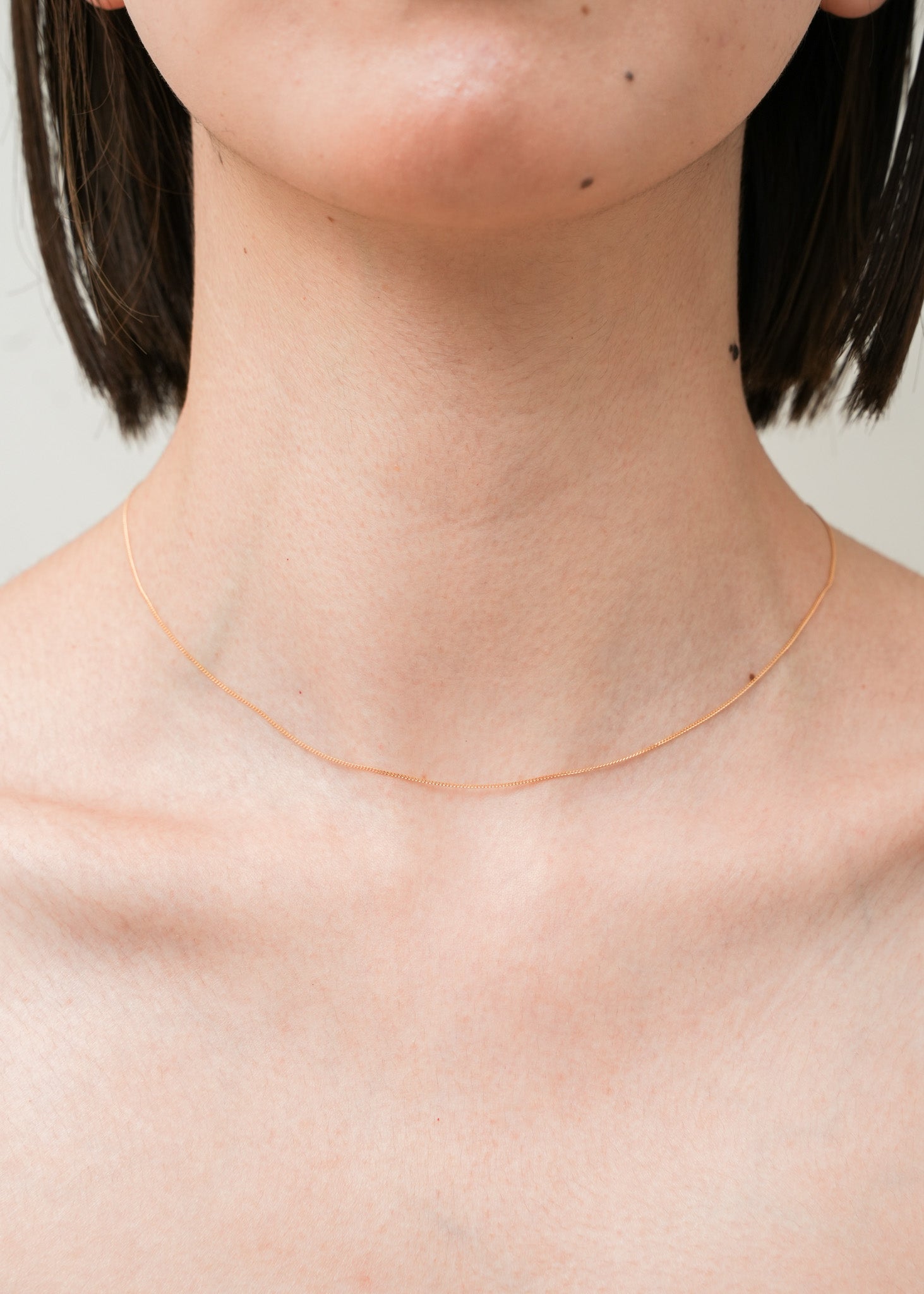 Thin Curve Chian Necklace