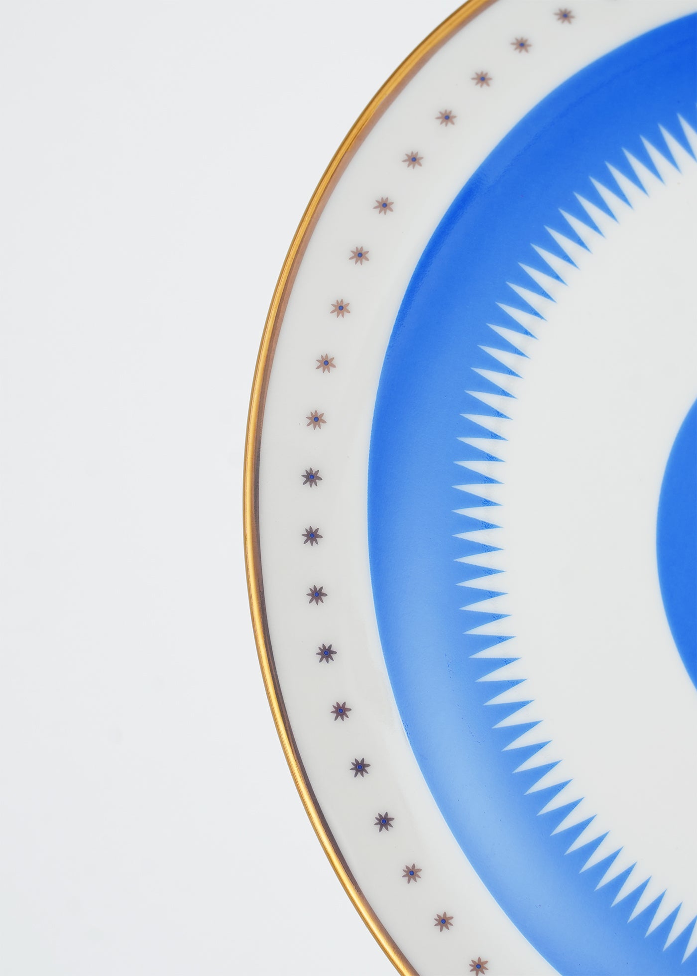 Eriko Kawakami × Pasand Home Kundan Stars Tea Plate