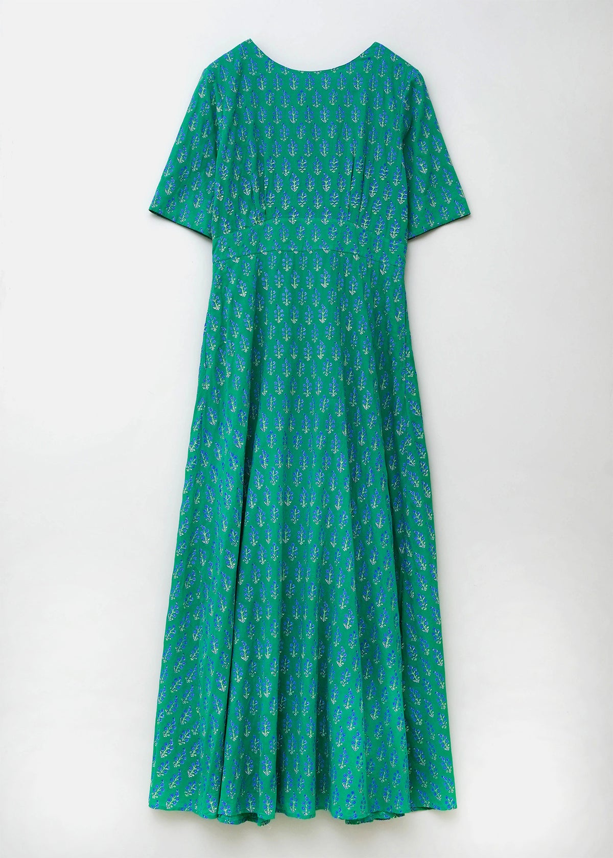 Cotton Voile Small Flower Print Flare Dress | Pasand by ne Quittez 