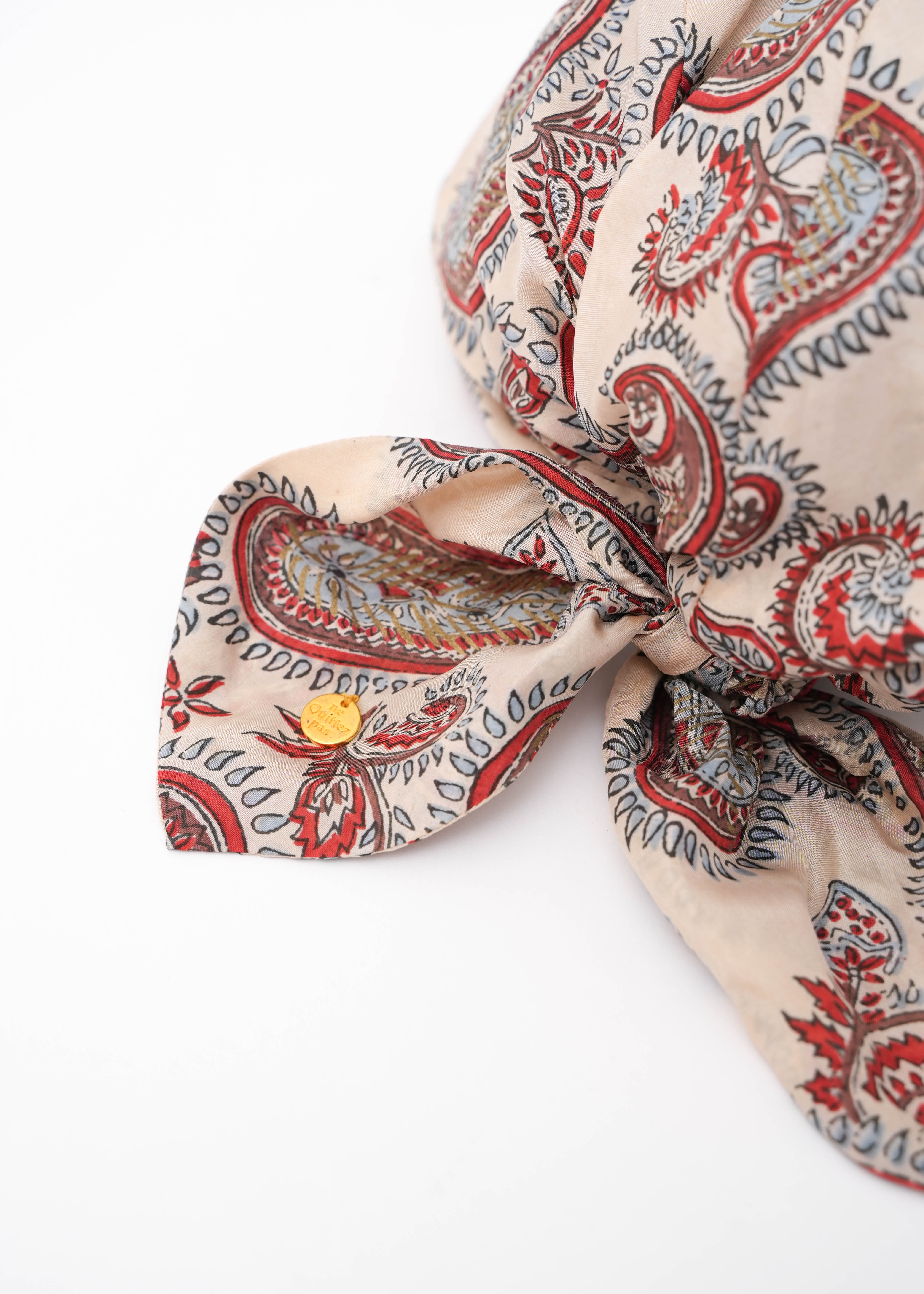 Silk Printed Night Cap