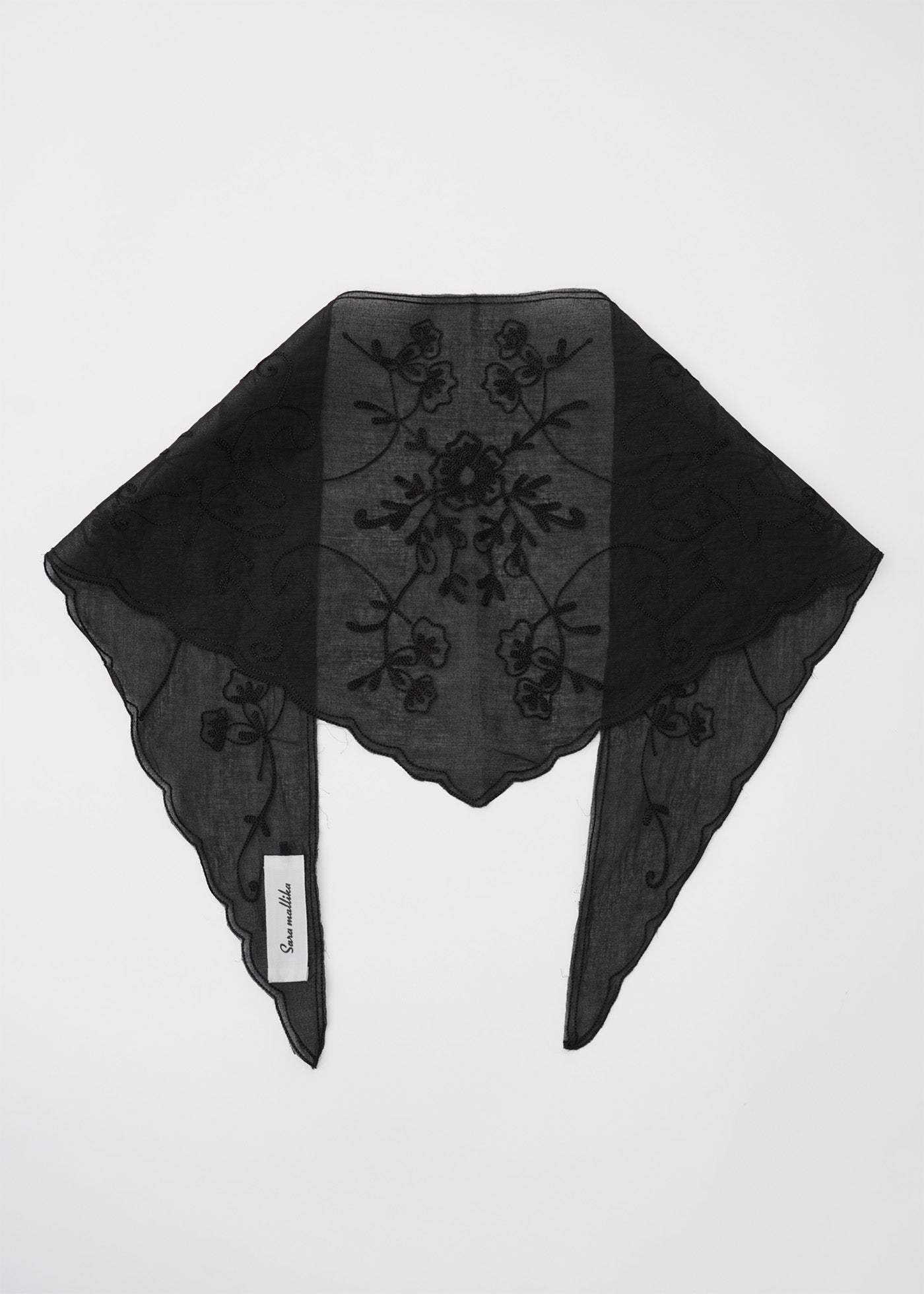 Organza Aari Embroidery Babushka