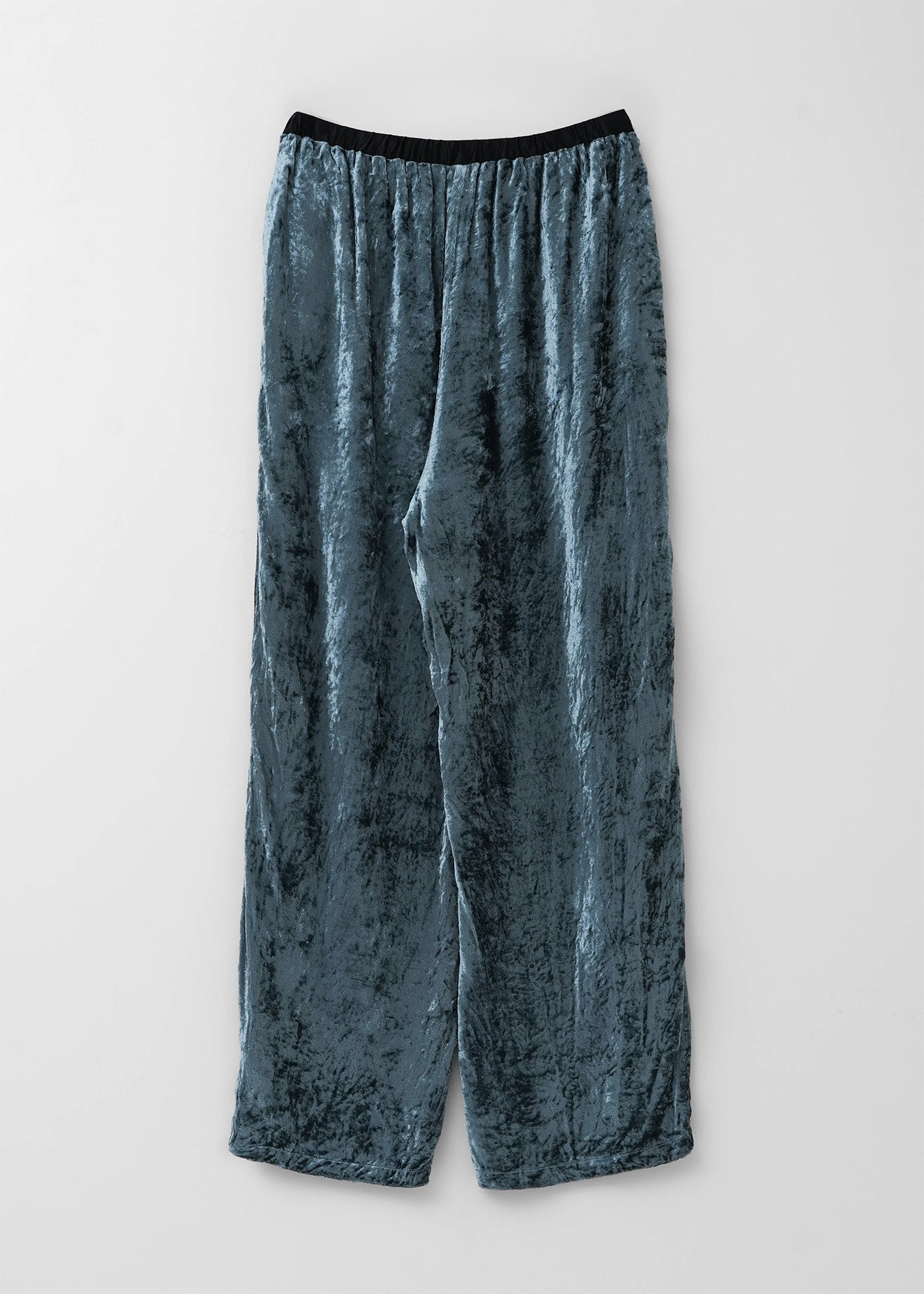 Crushed Velvet Pearl Beads Pants