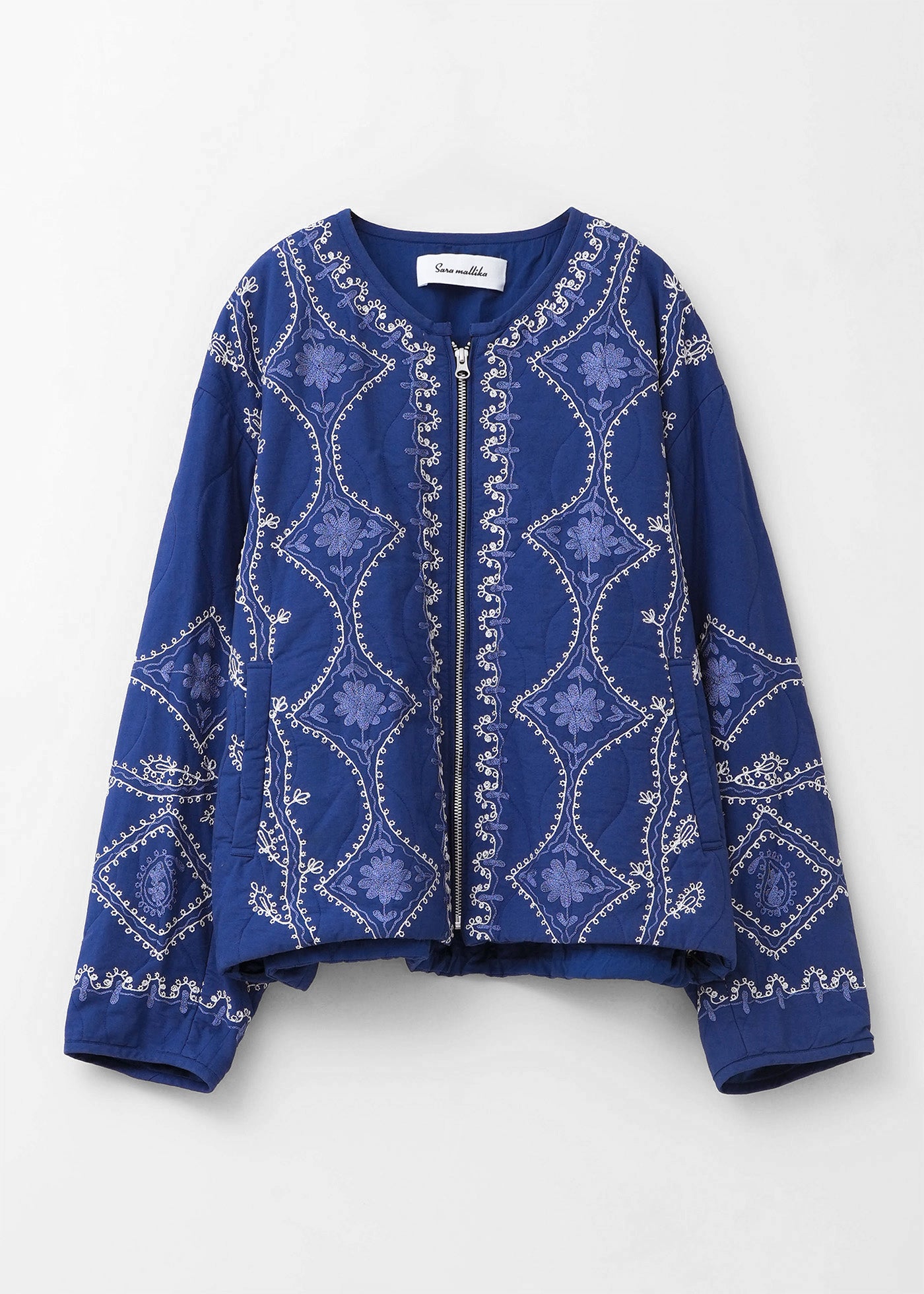 【12月下旬お届け】Cotton Linen Aari Embroidery Jacket
