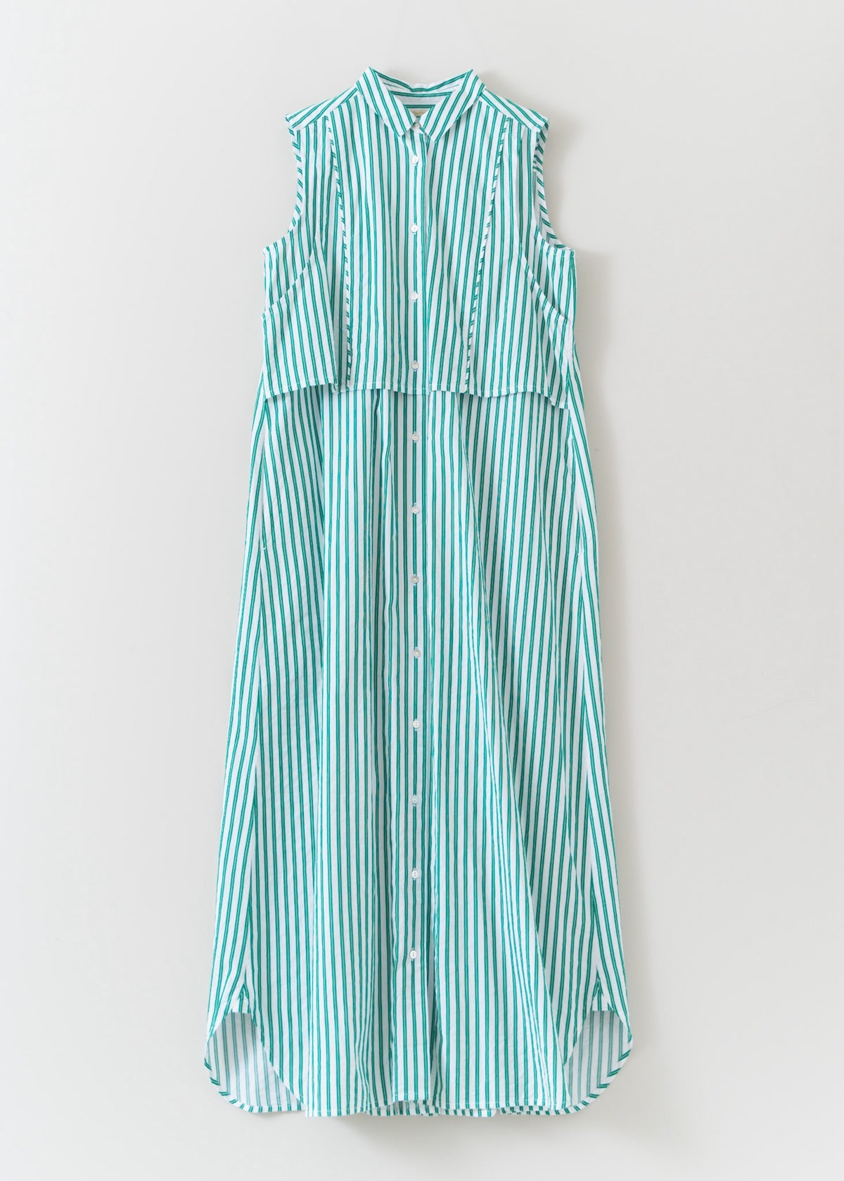 【5/2 10時発売】Poplin Stripe Shrits Dress