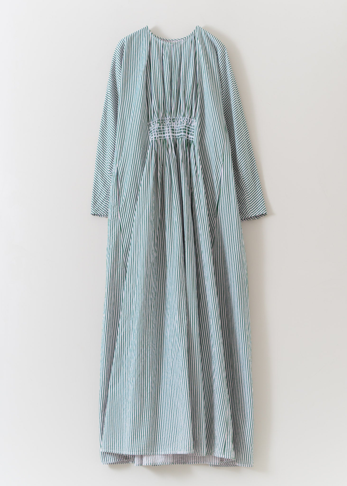Poplin Stripe Smocking Dress