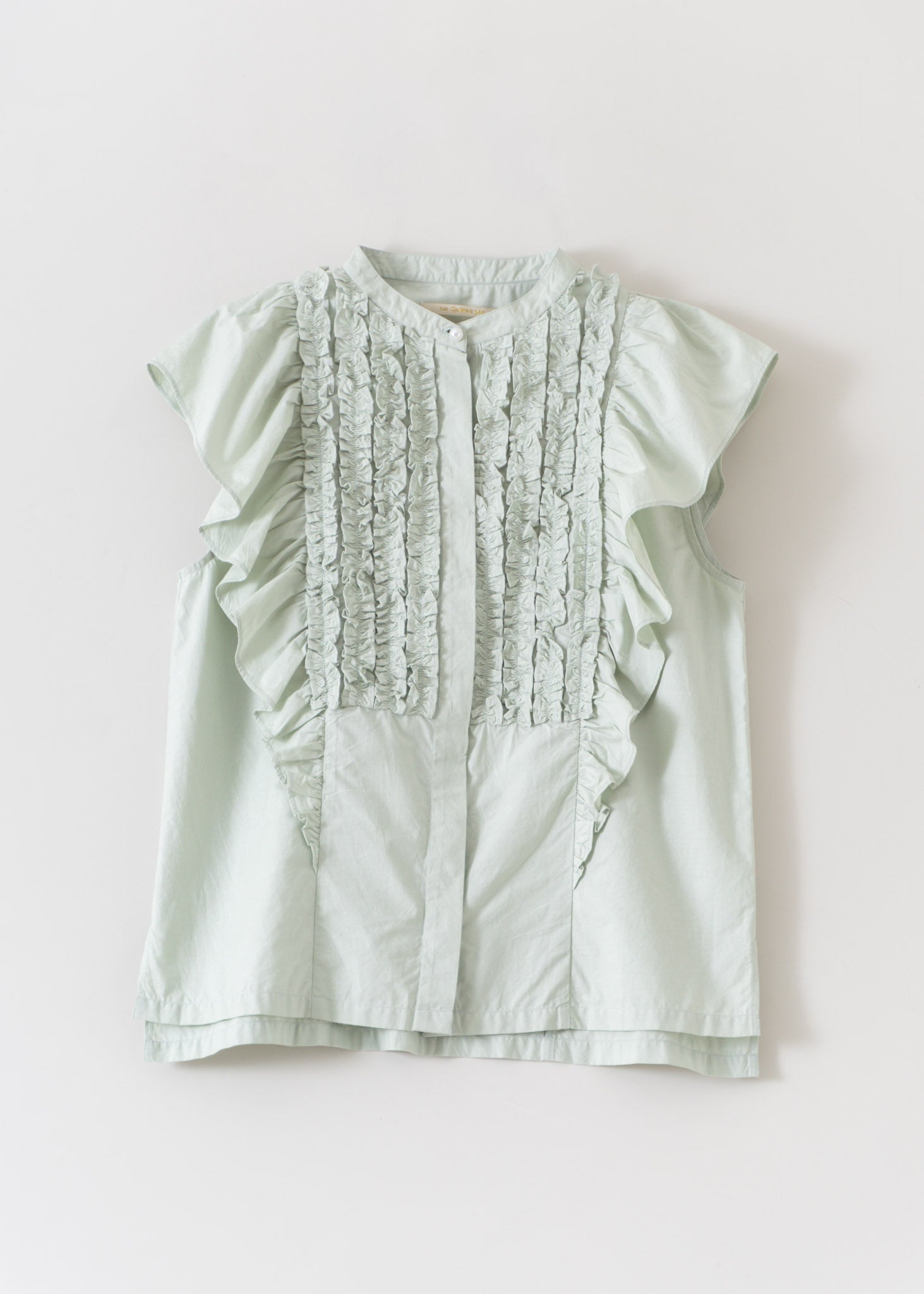 5/31 10時発売】Cotton Poplin Frill Sleeve Blouse | Pasand by ne 