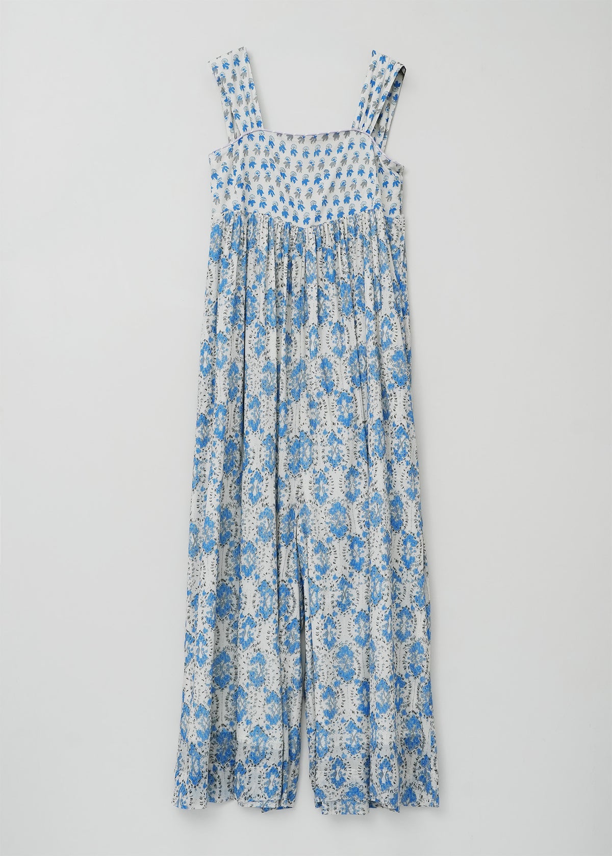 Cotton Voile Bluebell Print Gather All In One | Pasand by ne 