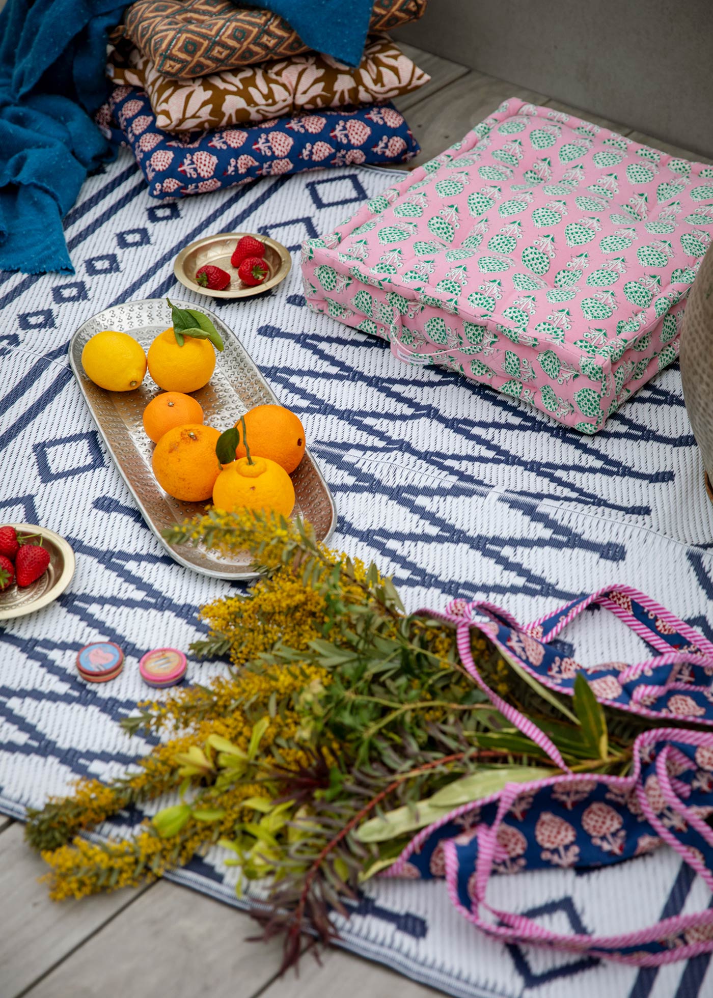 Artistic Aluminum Small Tray Embossed 15cm