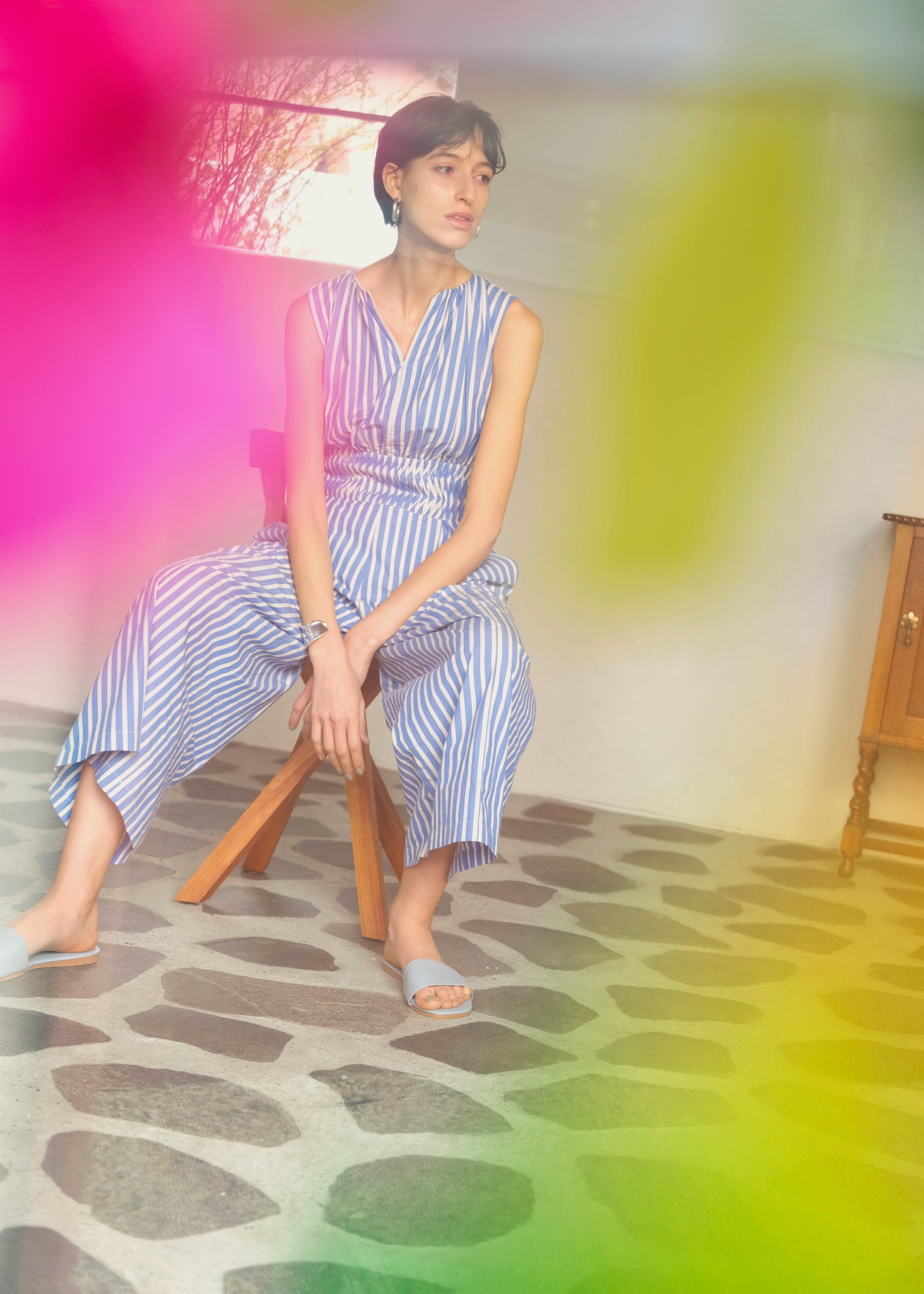 Cotton Wave Tuck All In One
