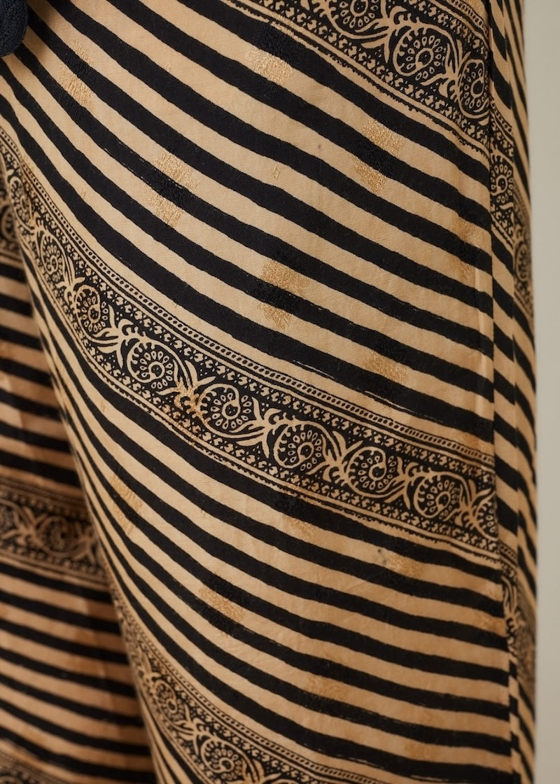 Rayon Jqd Stripe Print Eazy Pants