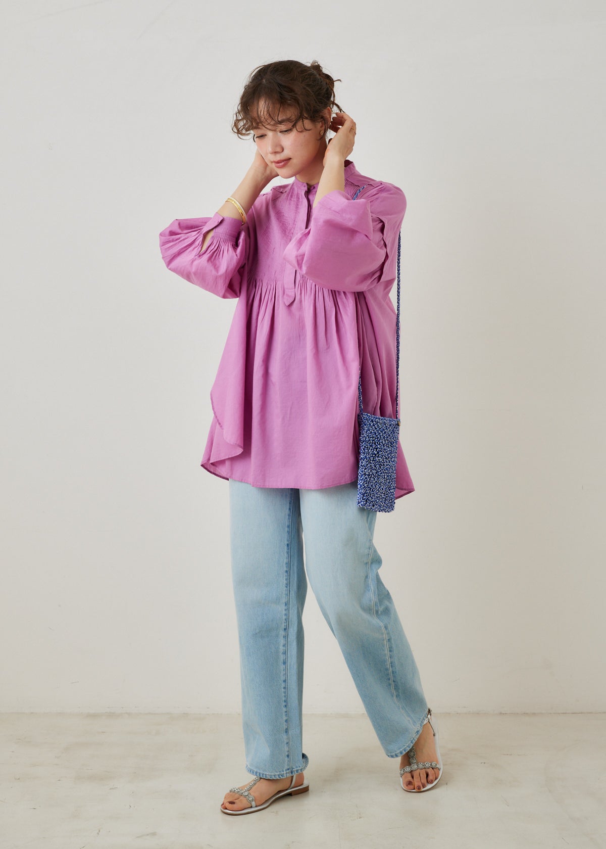 Bicolor Cord Macrame Sakoche Bag