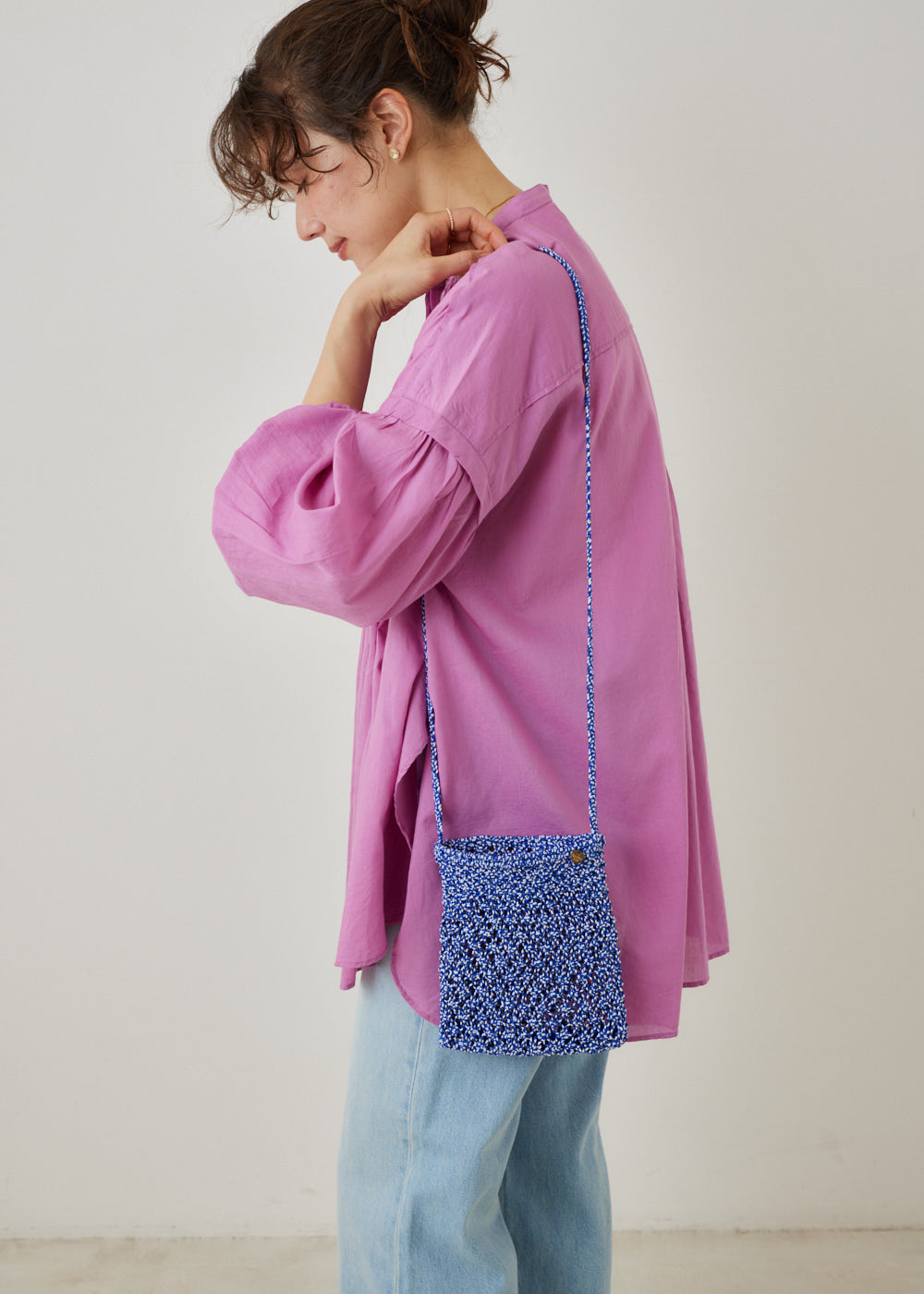 Bicolor Cord Macrame Sakoche Bag