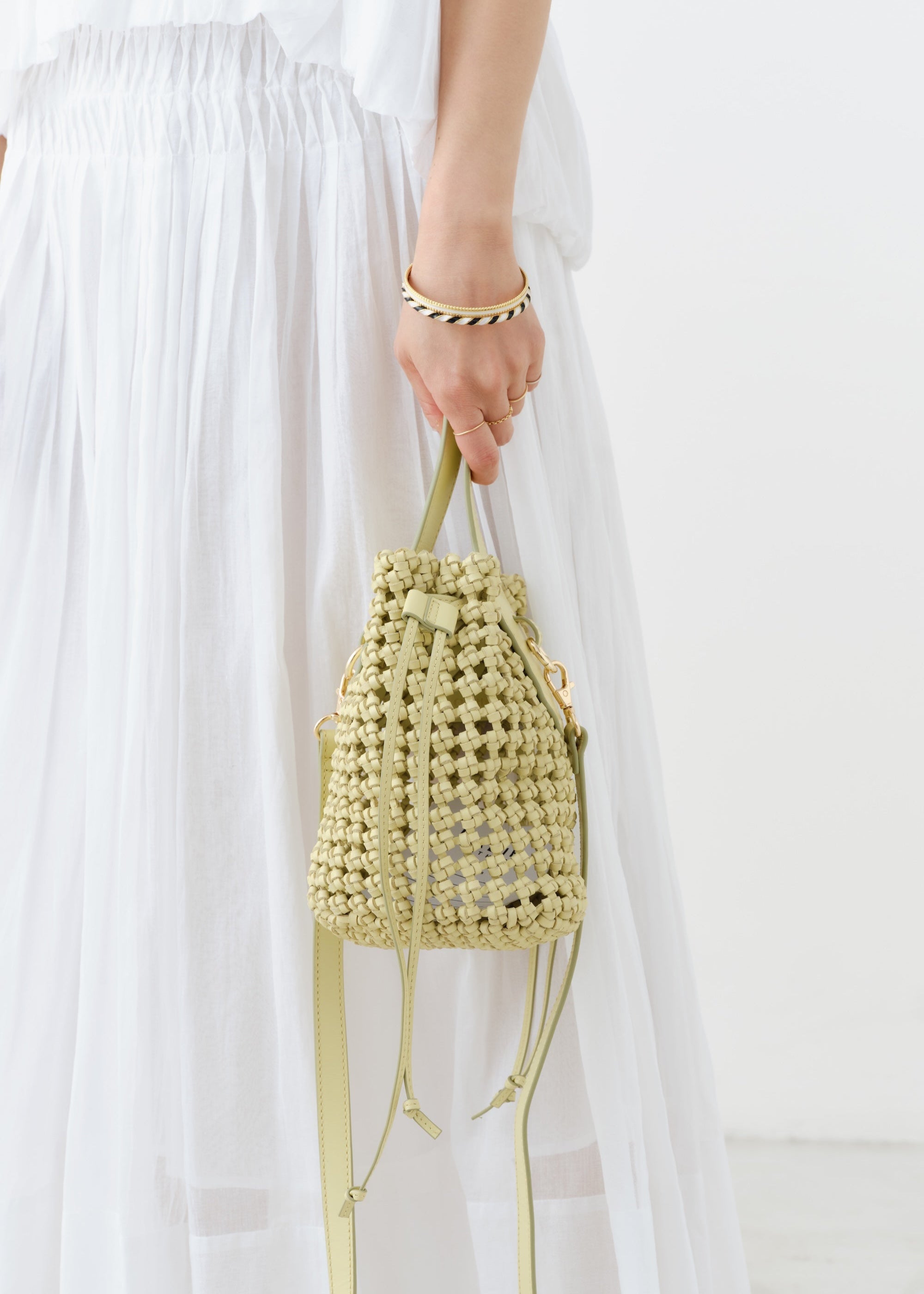 Leather Bucket Bag