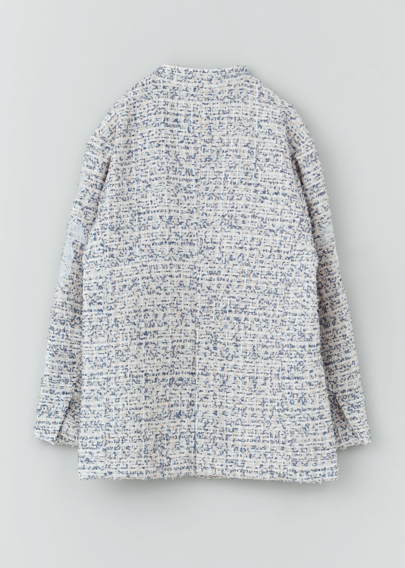 Boucle Tweed Patch Embroidery Jacket