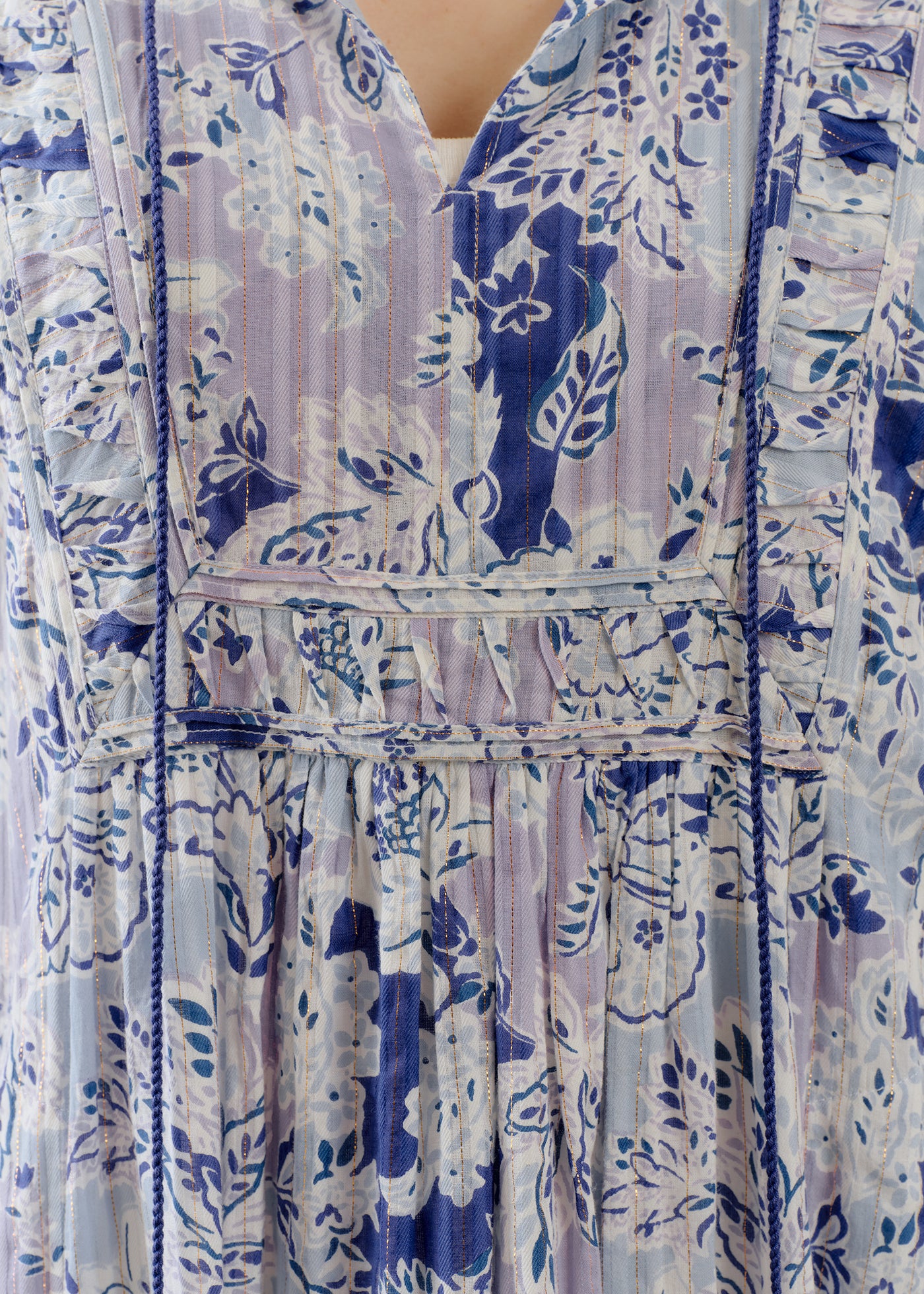 【5月上旬お届け予定】Cotton Bohemian Flower Print Dress