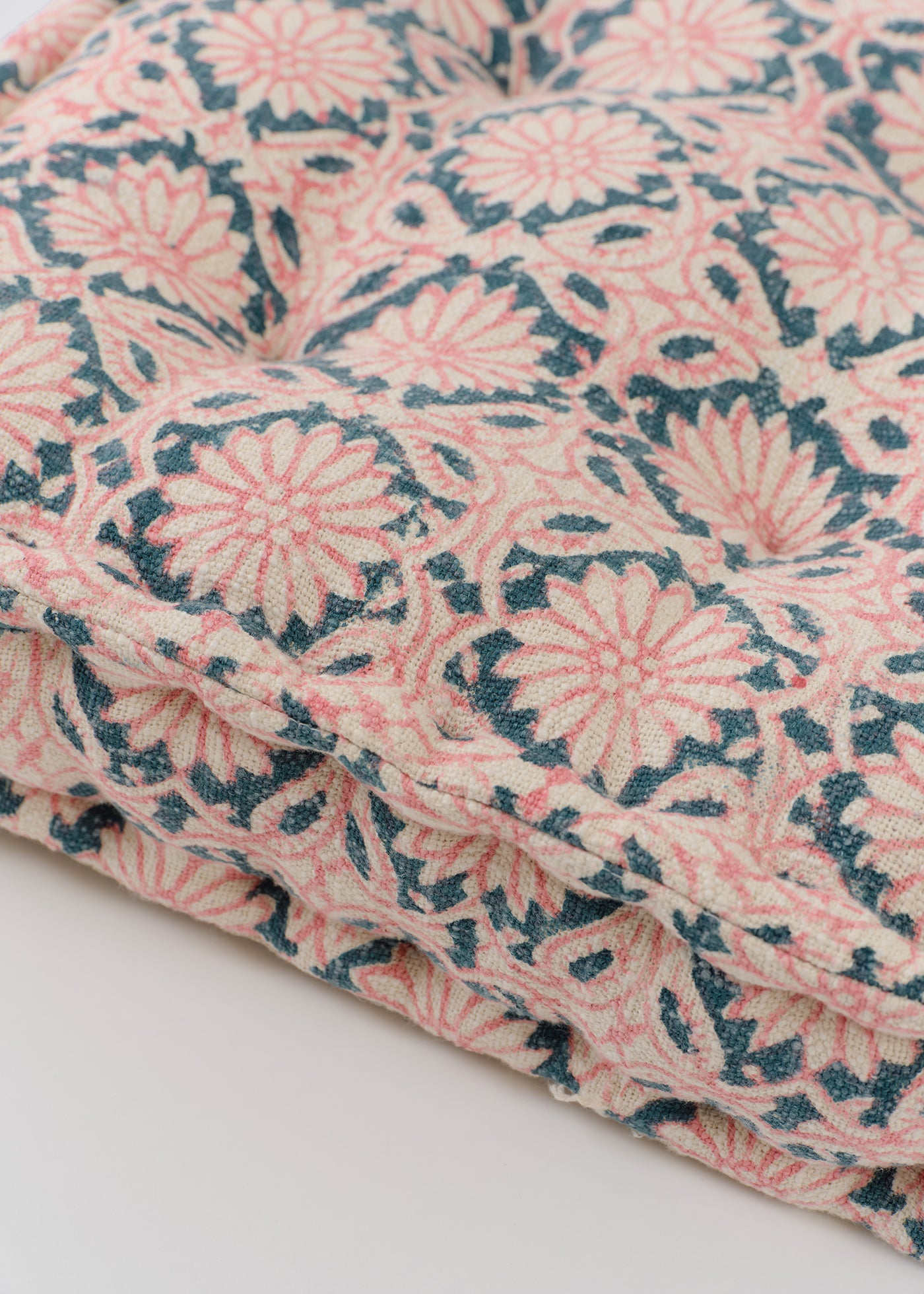 Block Print Handle Seat Cushion
