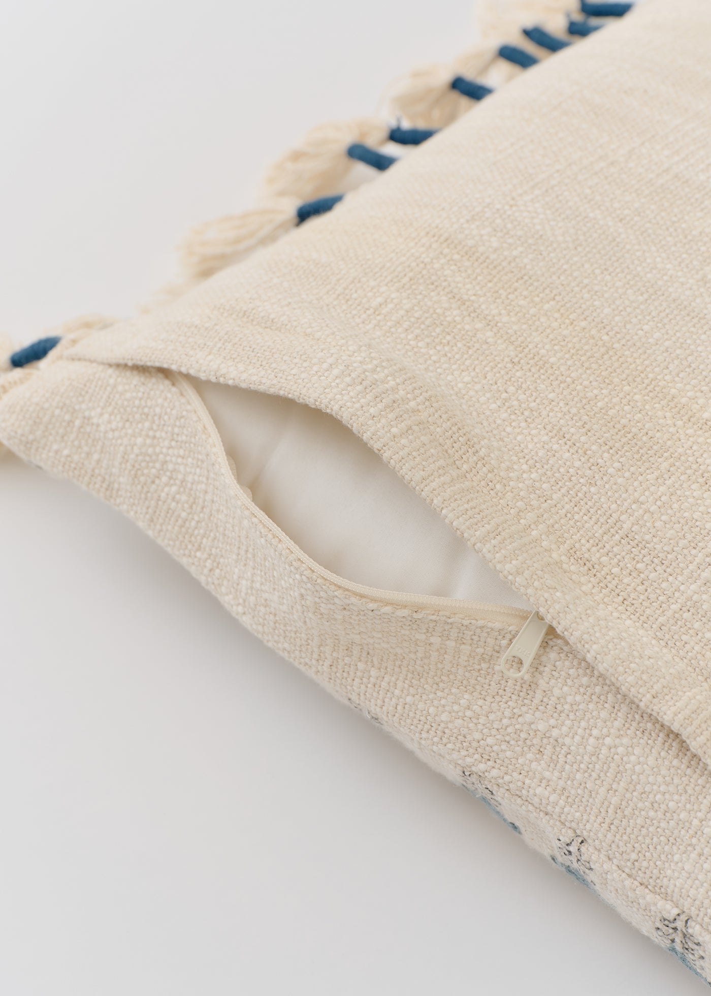 Block Small Flower Print Cushion Cover