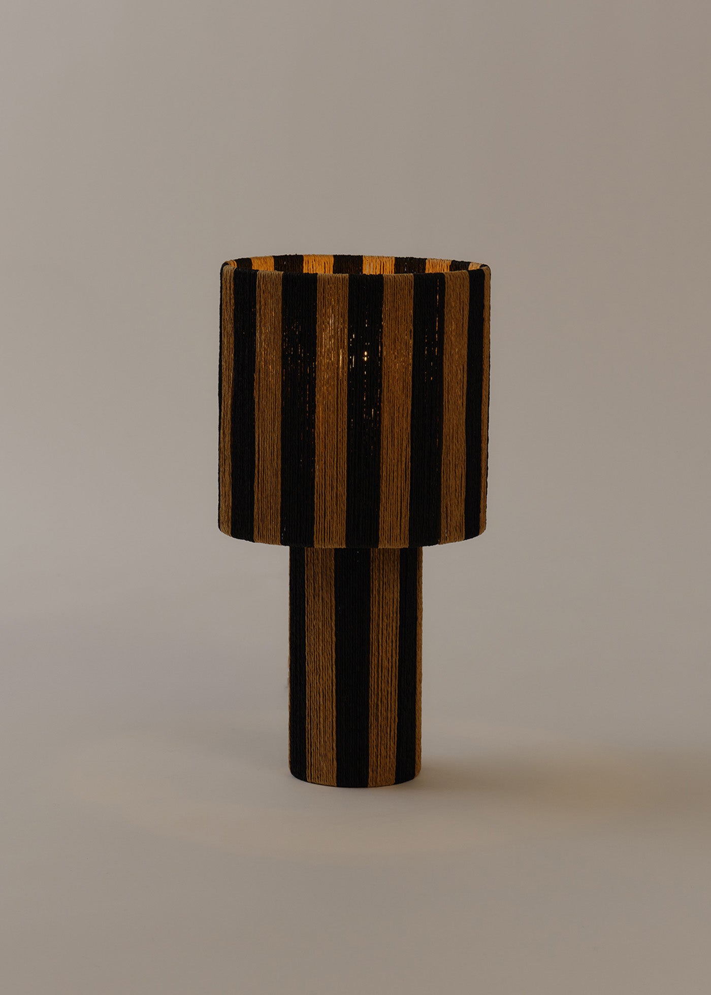 Raffia Stripe Table Lamp