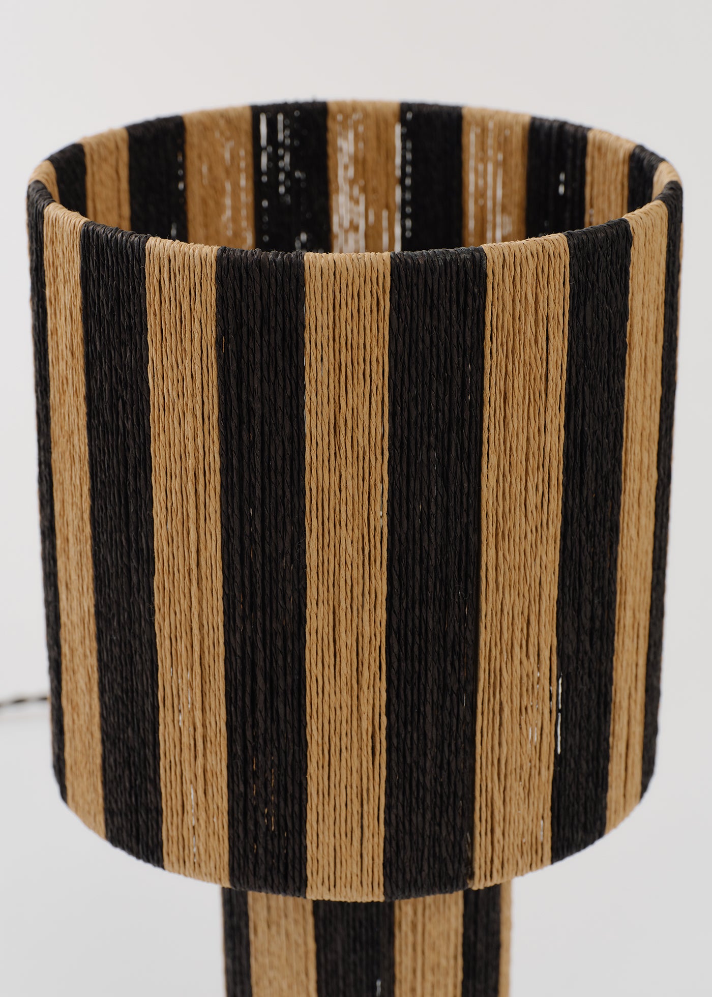 Raffia Stripe Table Lamp
