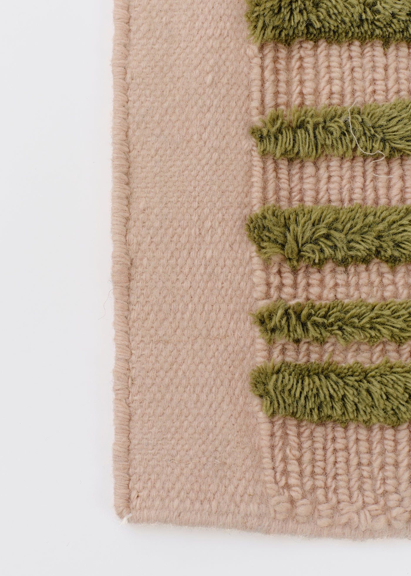Moss Stripe Wool Rug