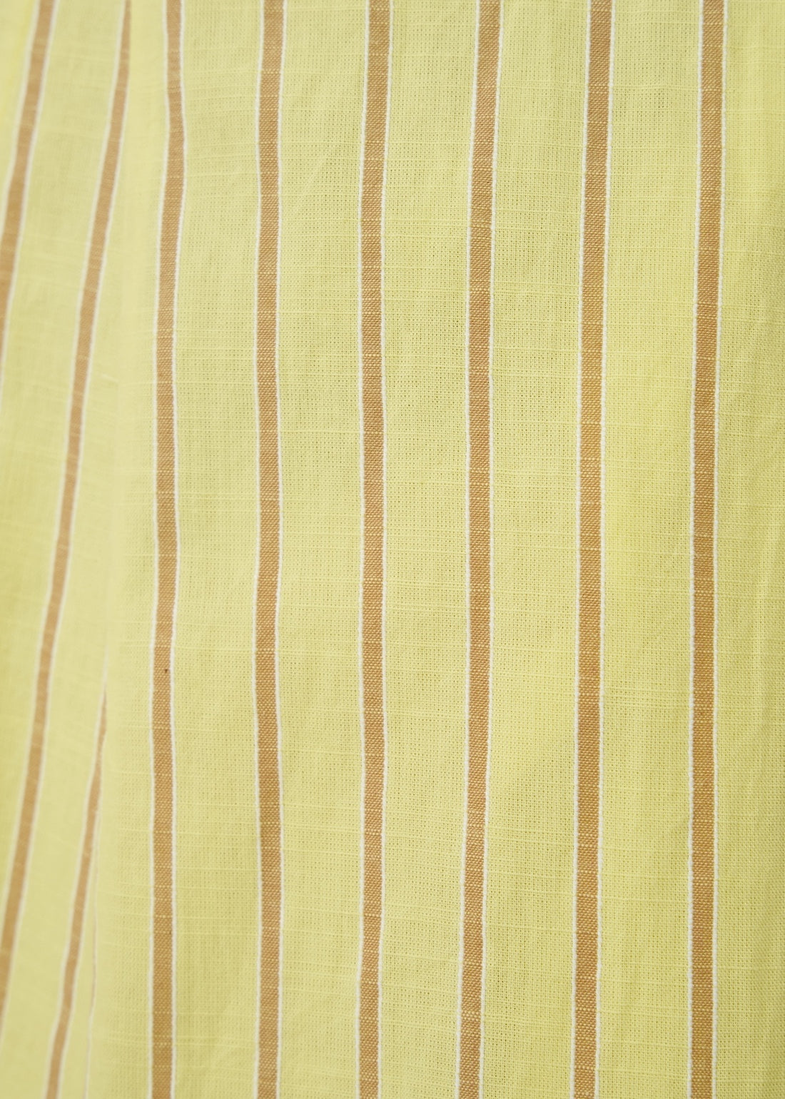 【5/10 10時発売】Cotton Slub Stripe Gather Sleeve Dress