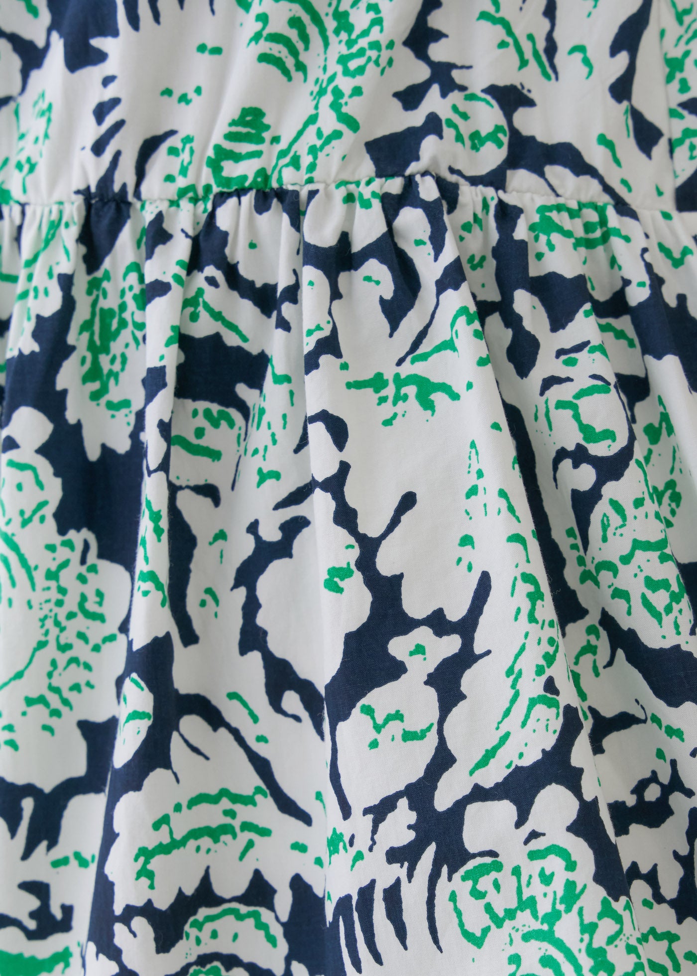 Poplin Botanical Print Sleeveless Top