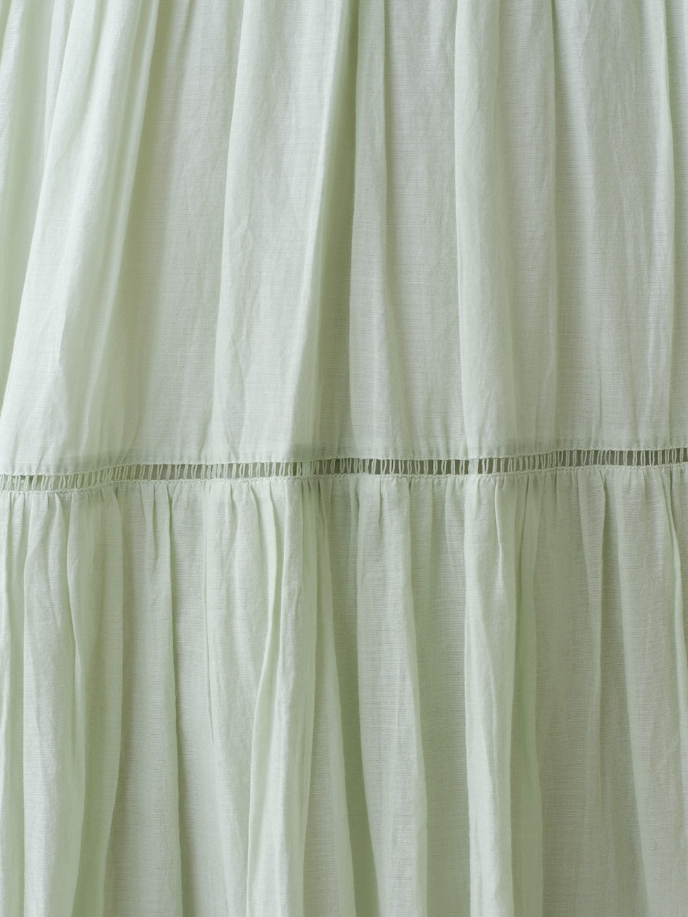 Cotton Voile Tiered Maxi Dress