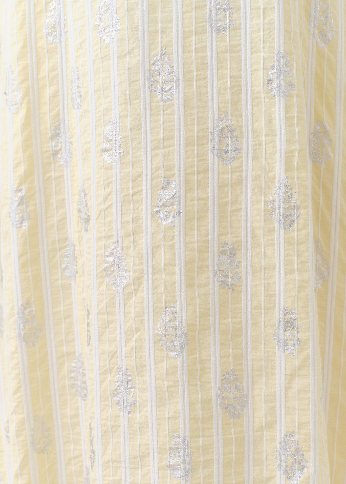 Cotton Foil Printed Sleeveless Baloon Dress