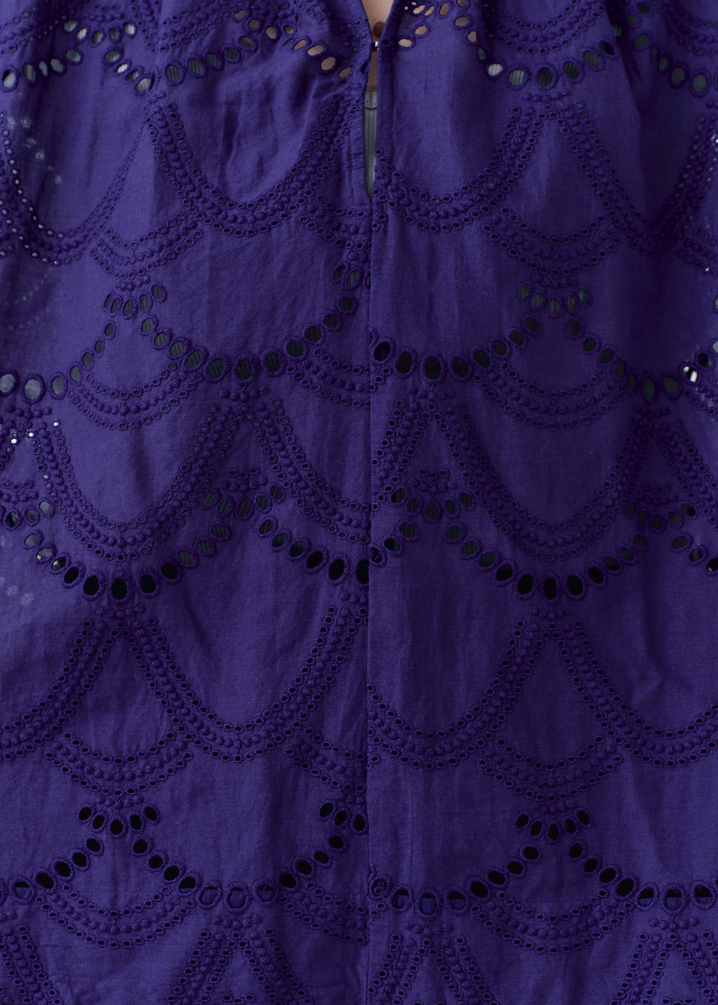 Dot Hemla French Sleeve Blouse