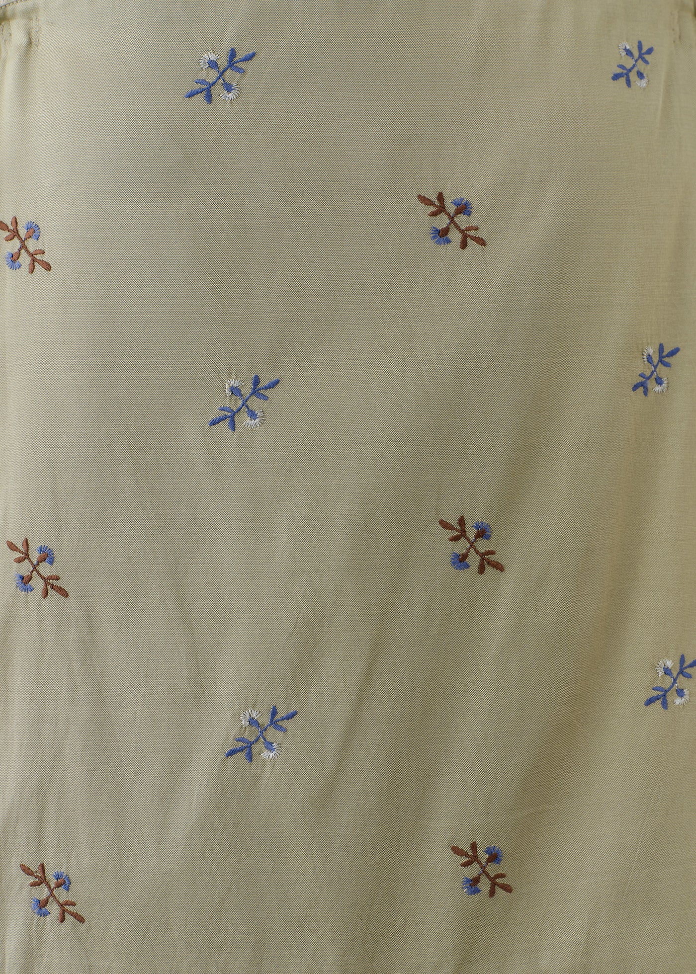 Poly Dupion Embroidery Cami Dress