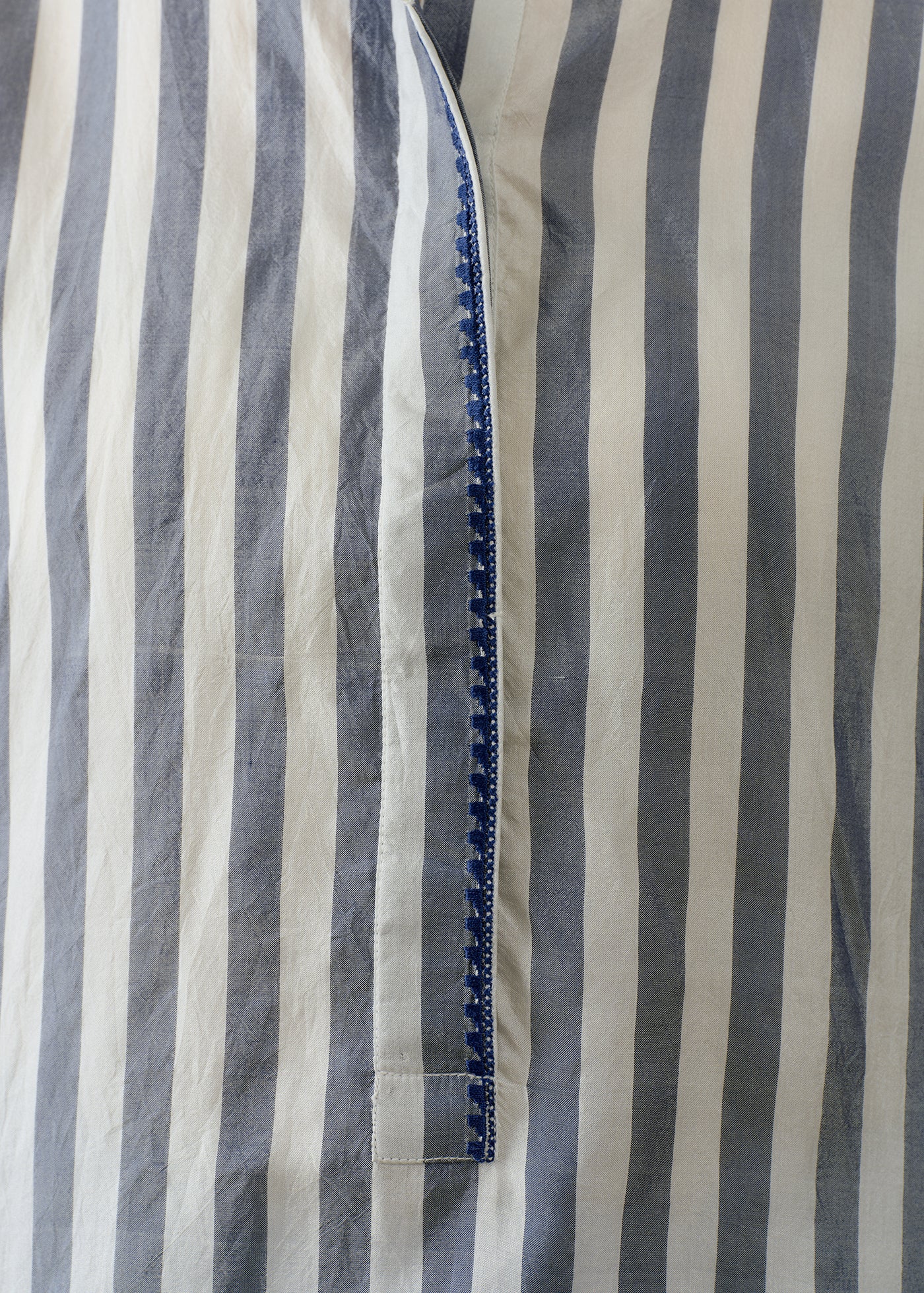 Hand Woven Silk Check Kurta Dress
